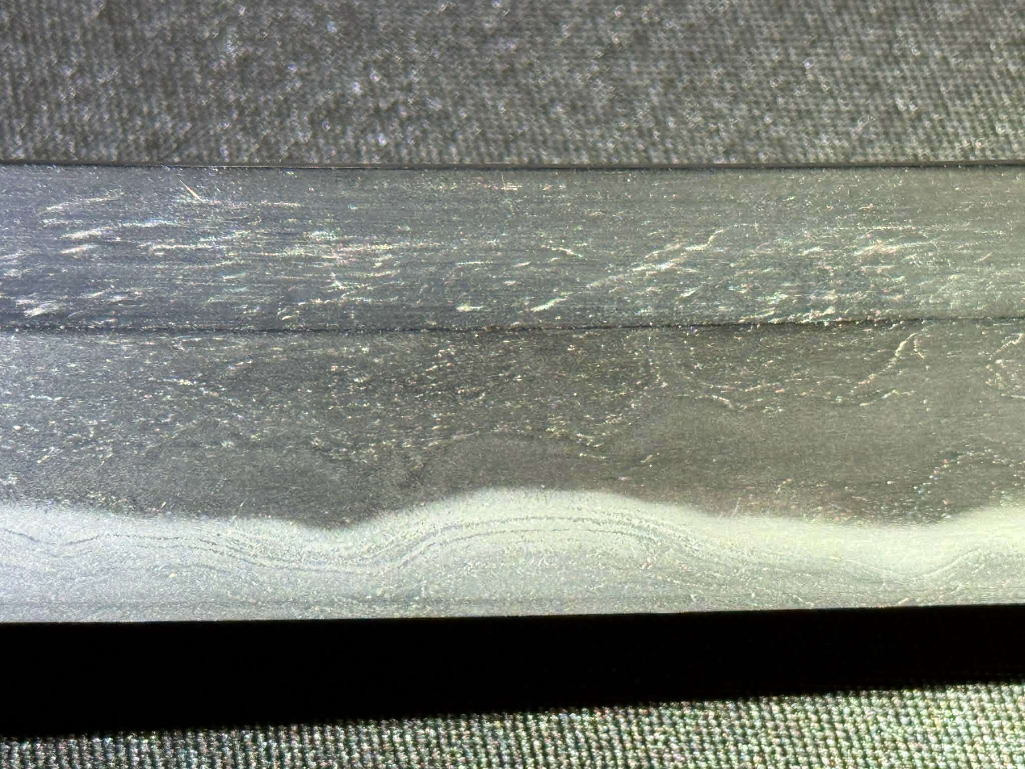 Antique Nihonto - Late Muromachi  (500 years old) Nagamaki Naoshi Wakizashi in Shirasaya, signed Yasunori (NBTHK certified)