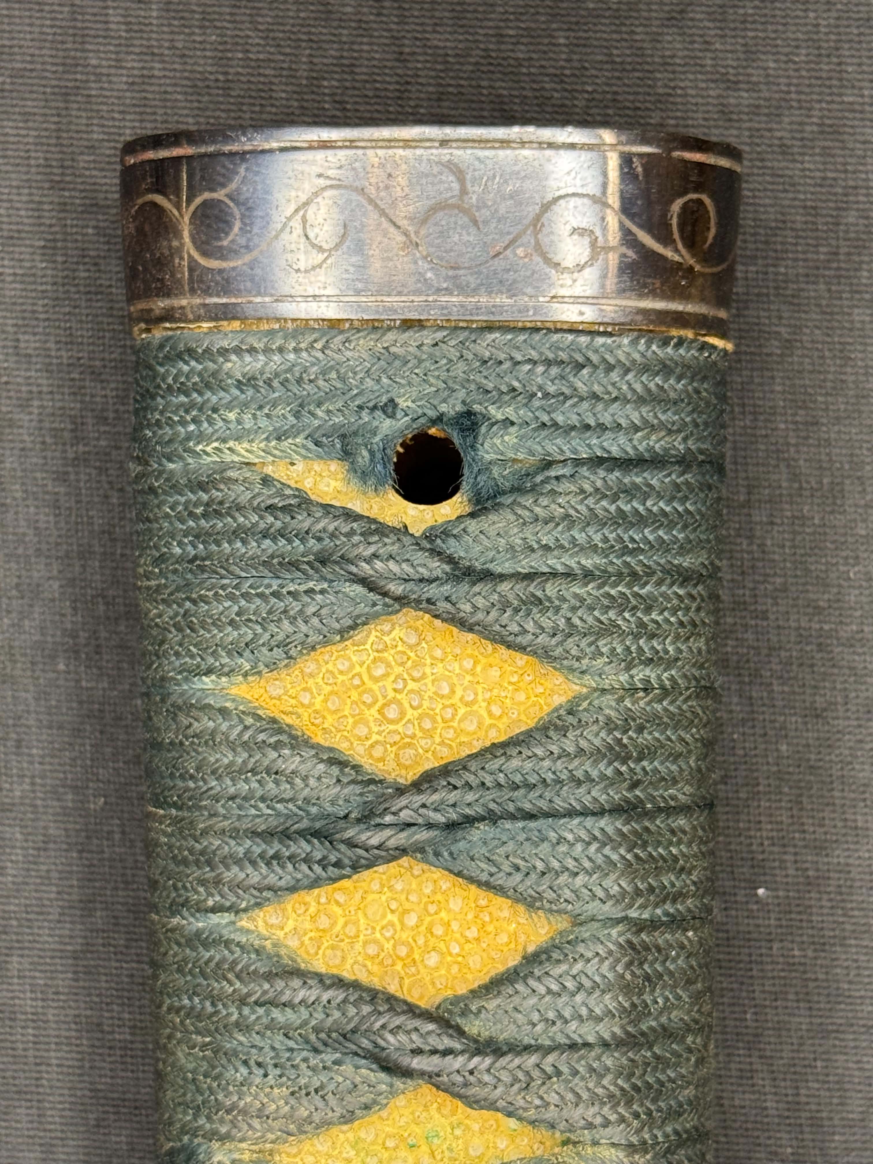 Antique Nihonto - Naginata Naoshi Wakizashi in Koshirae
