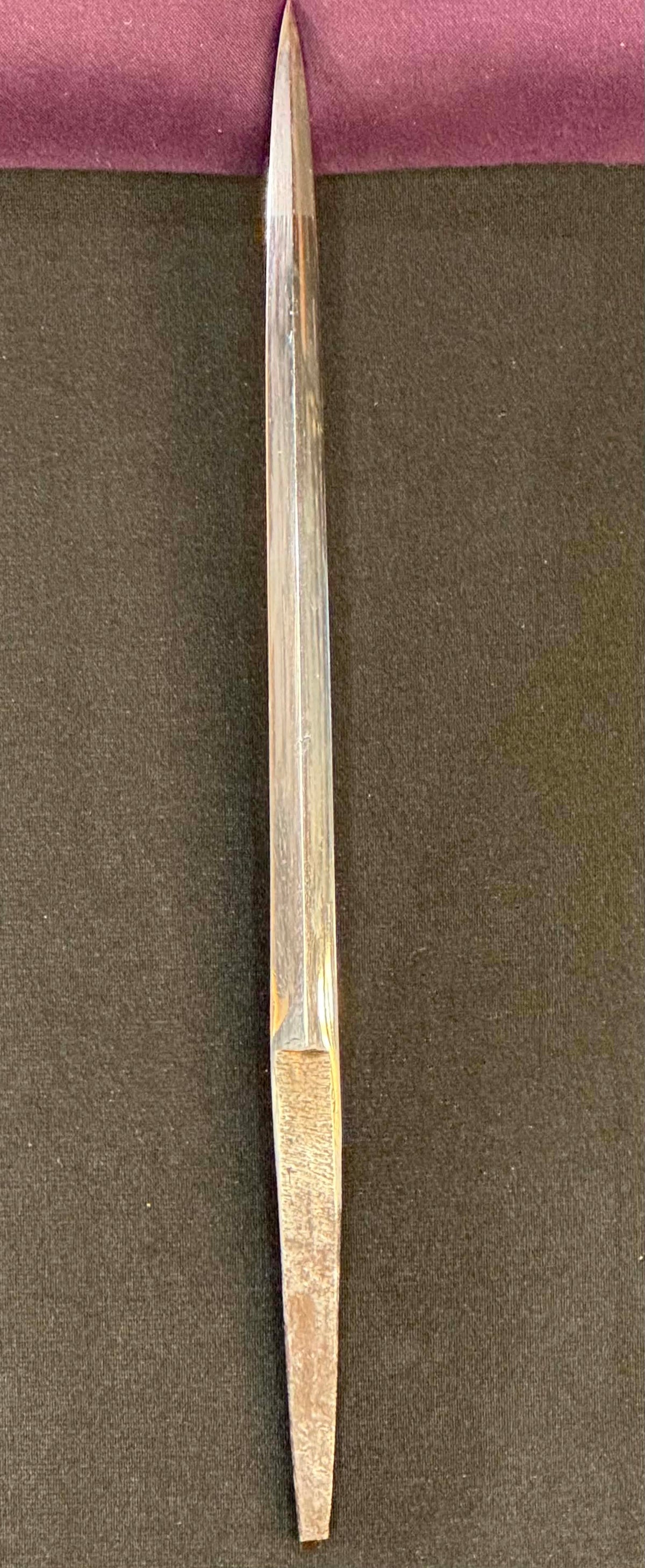 Antique Nihonto - Thick Armor Piercer Tanto with koshirae