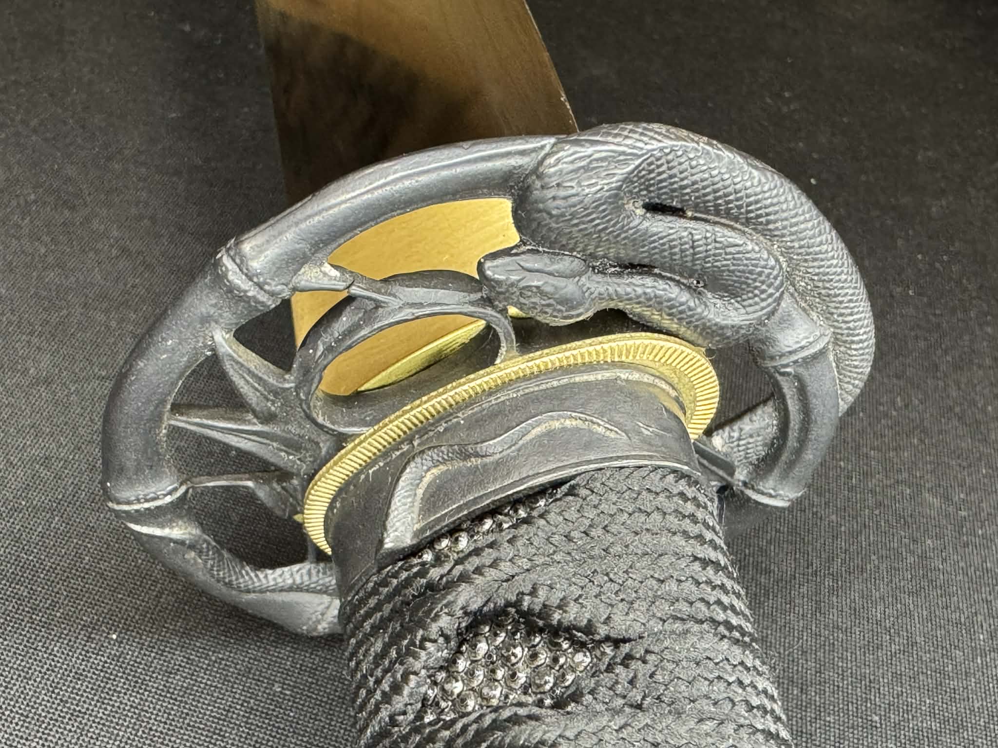 Legacy Blades Samgakdo Korean Mat Cutter - scarlet raptor - 1095 Clay Tempered Carbon Steel 40mm