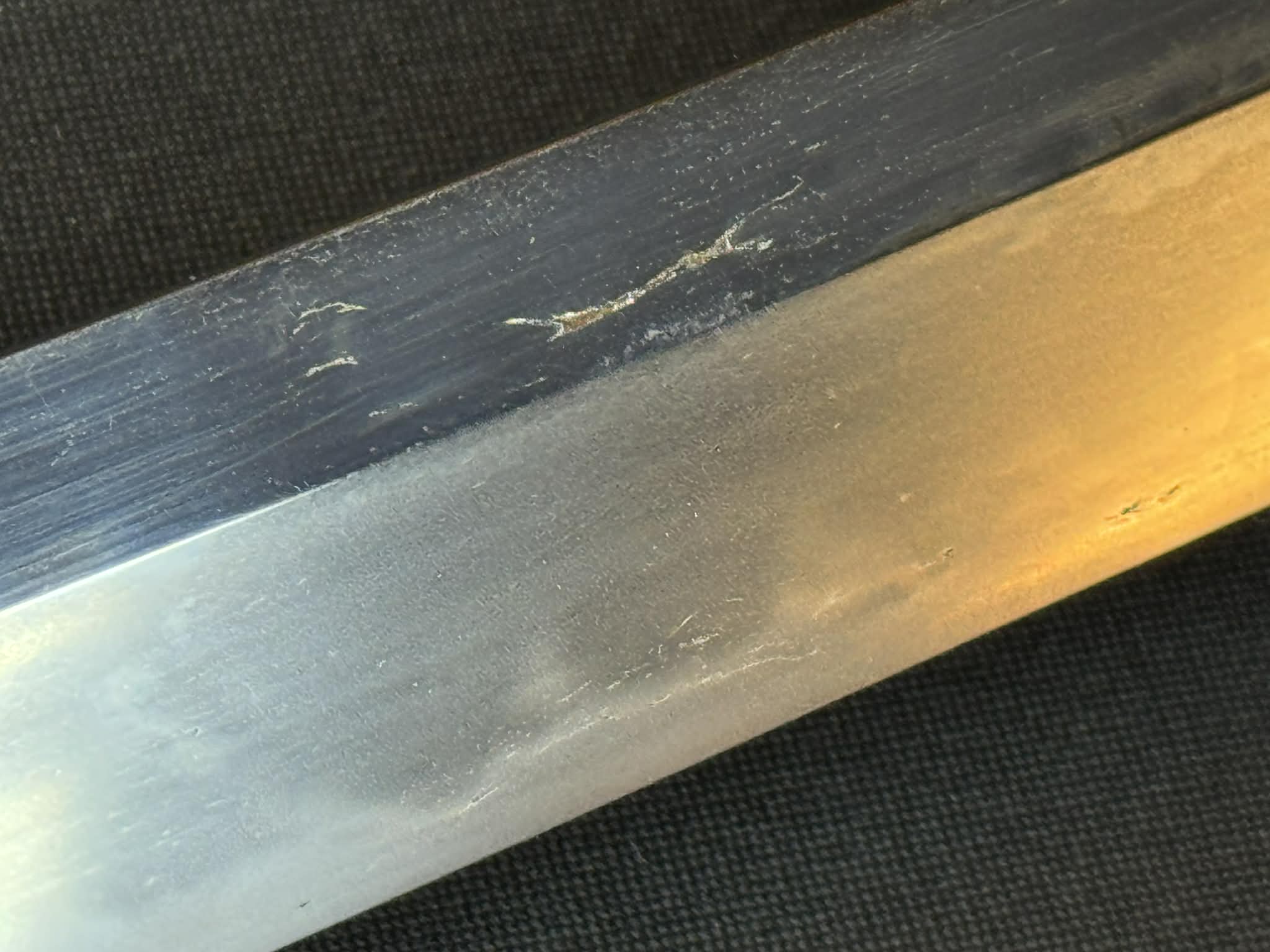Antique Nihonto - Late Muromachi (450-500 years old) Nagamaki Naoshi Katana, signed Mitsunaga - NBTHK attributed to Mino Senjuin