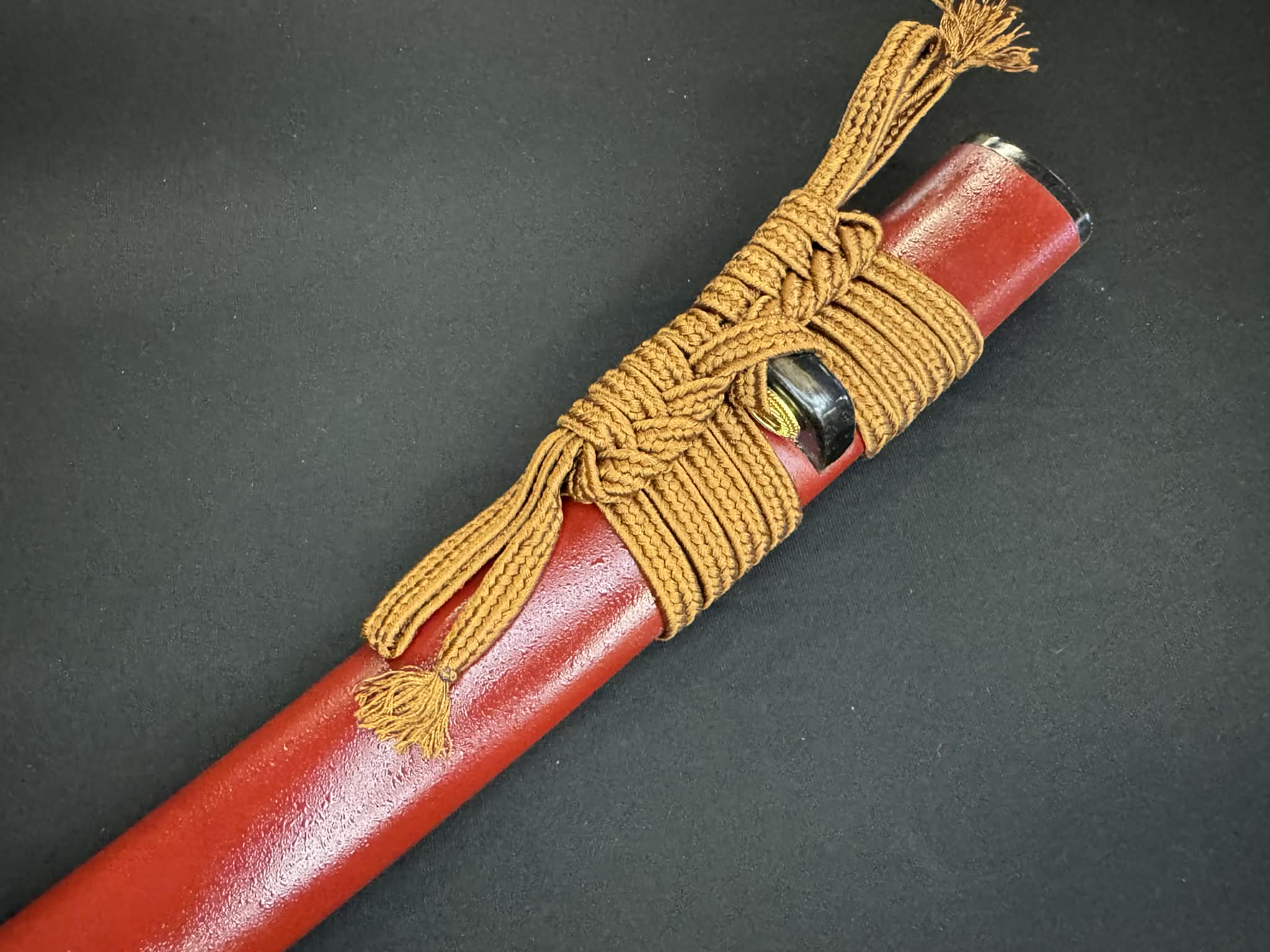 Moritaka Razor Prestige Katana - Sun Cherry - Clay-Tempered T10 Choji hamon, Hazuya Polish