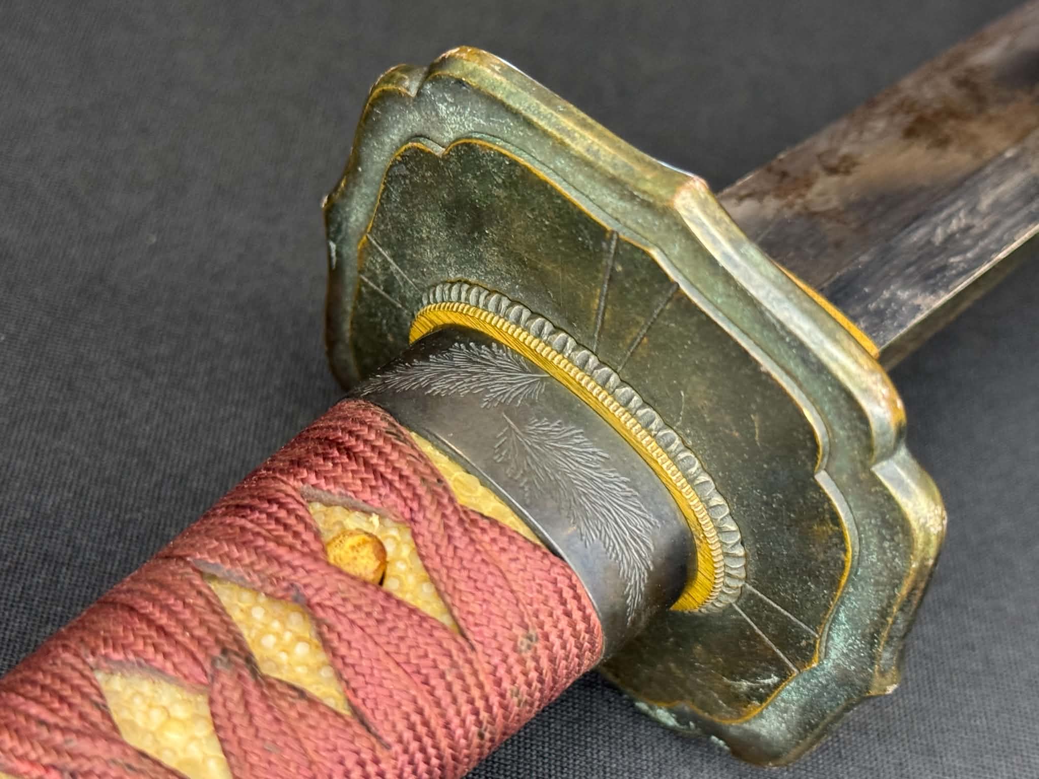 Antique Nihonto - Wakizashi in kodachi Koshirae with WW2 surrender tag