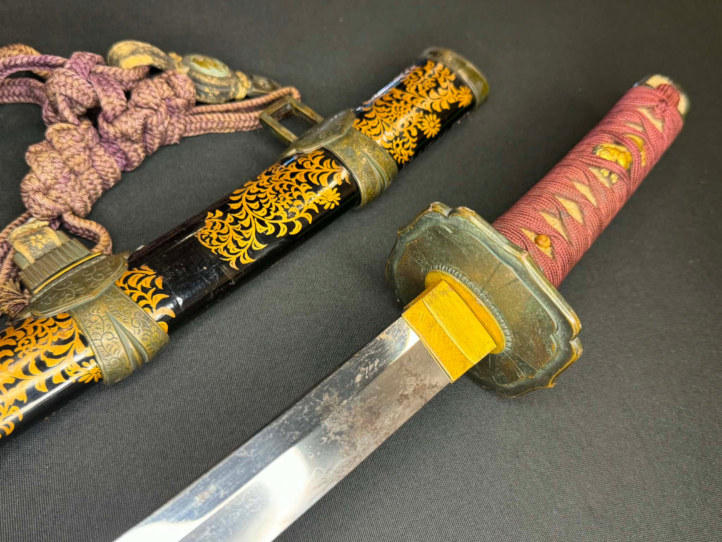 Antique Nihonto - Wakizashi in kodachi Koshirae with WW2 surrender tag