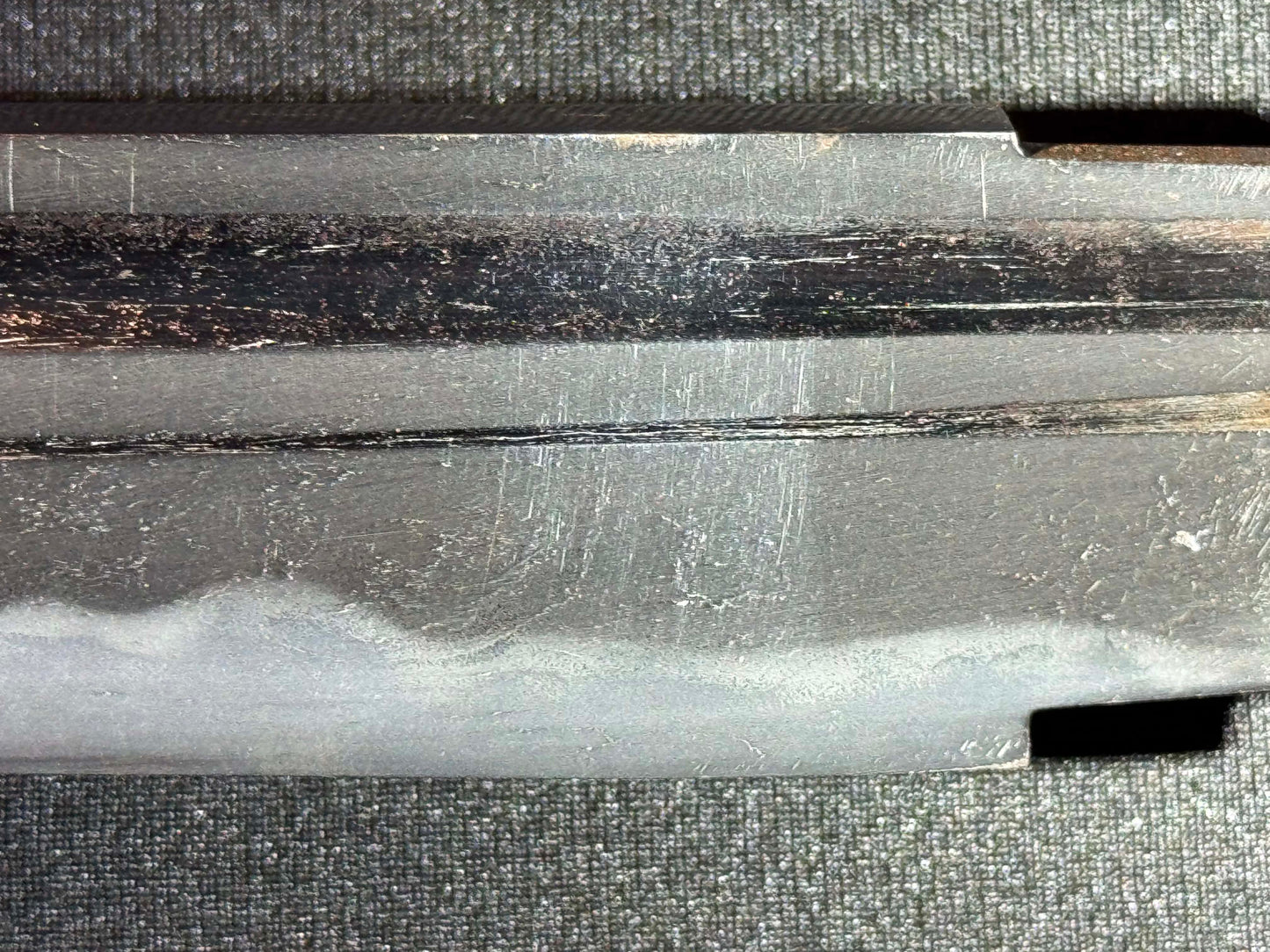 Antique Nihonto - Wakizashi with koshirae, Tsunagigaki attributed to Shimosaka