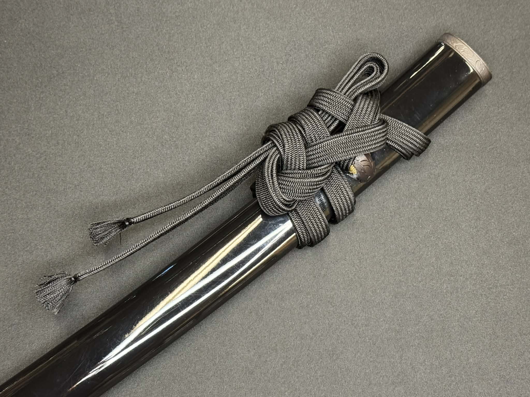 Masterwork Phoenix Armory Katana - Dark Vanguard Handachi Folded Steel