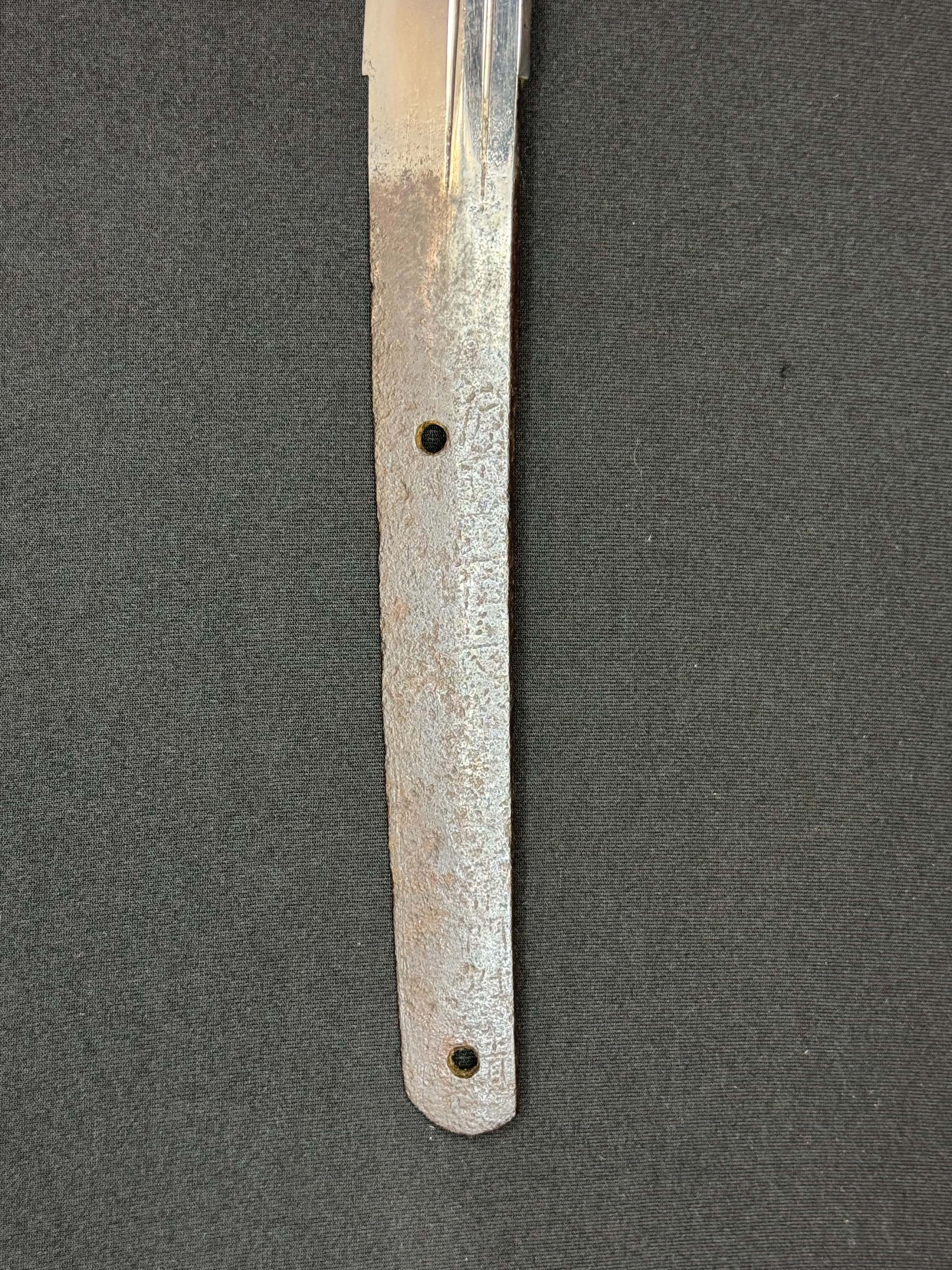 Antique Nihonto - Late Muromachi (500 years old) Katana in Shirasaya, Partial Signature and Dated, NTHK Attributed to Den Bizen Osafune Kiyomitsu