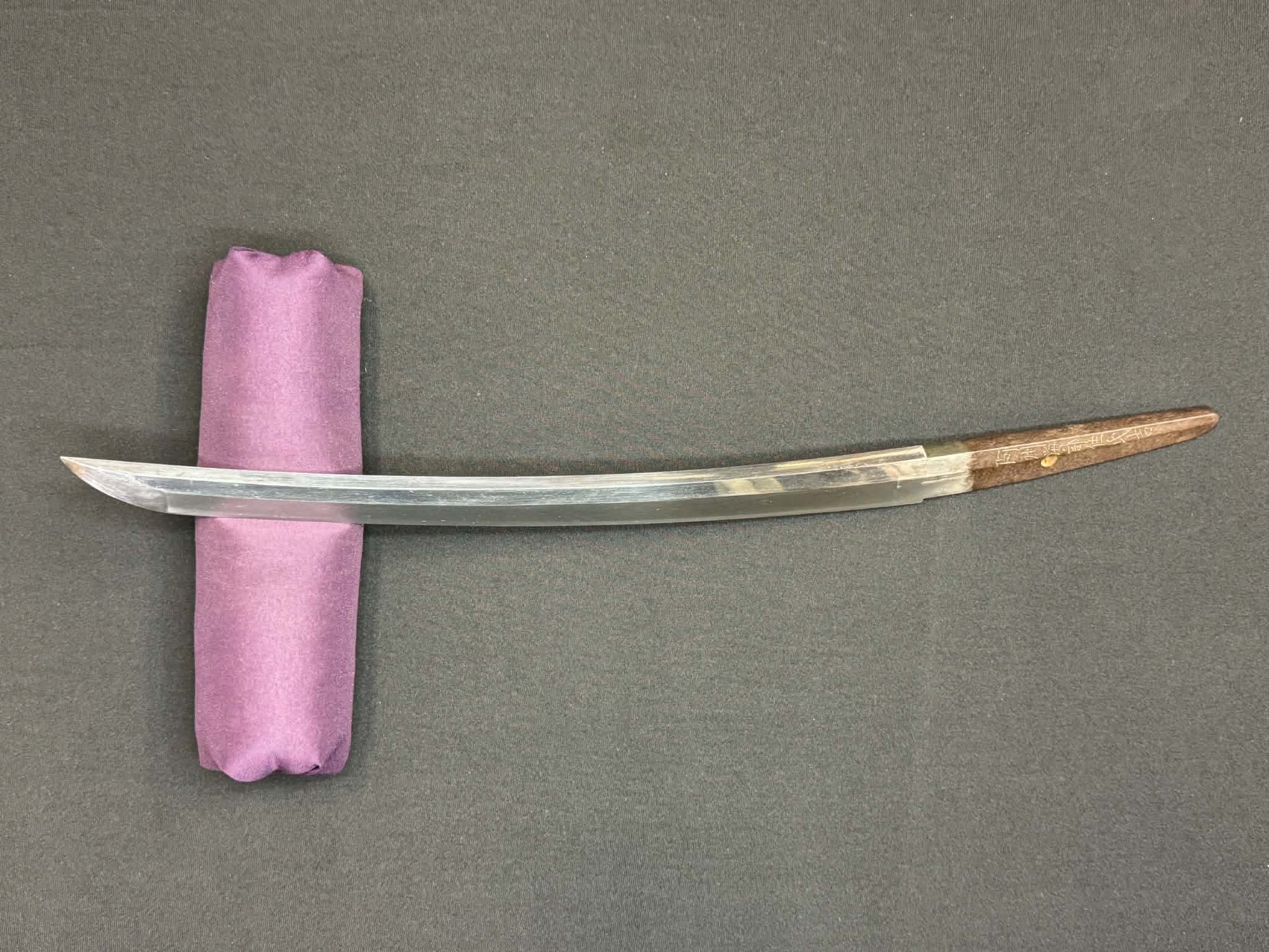 Antique Nihonto - THICCC Wakizashi in Koshirae, signed Ashu Kaifu Ju Ujiyoshi, NBTHK Certified