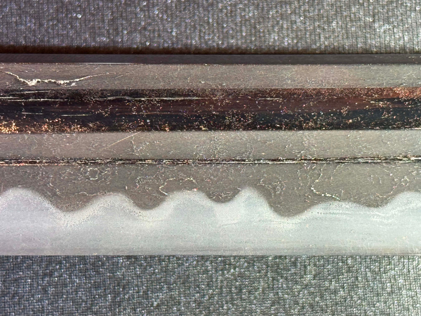 Antique Nihonto - Wakizashi with koshirae, Tsunagigaki attributed to Shimosaka