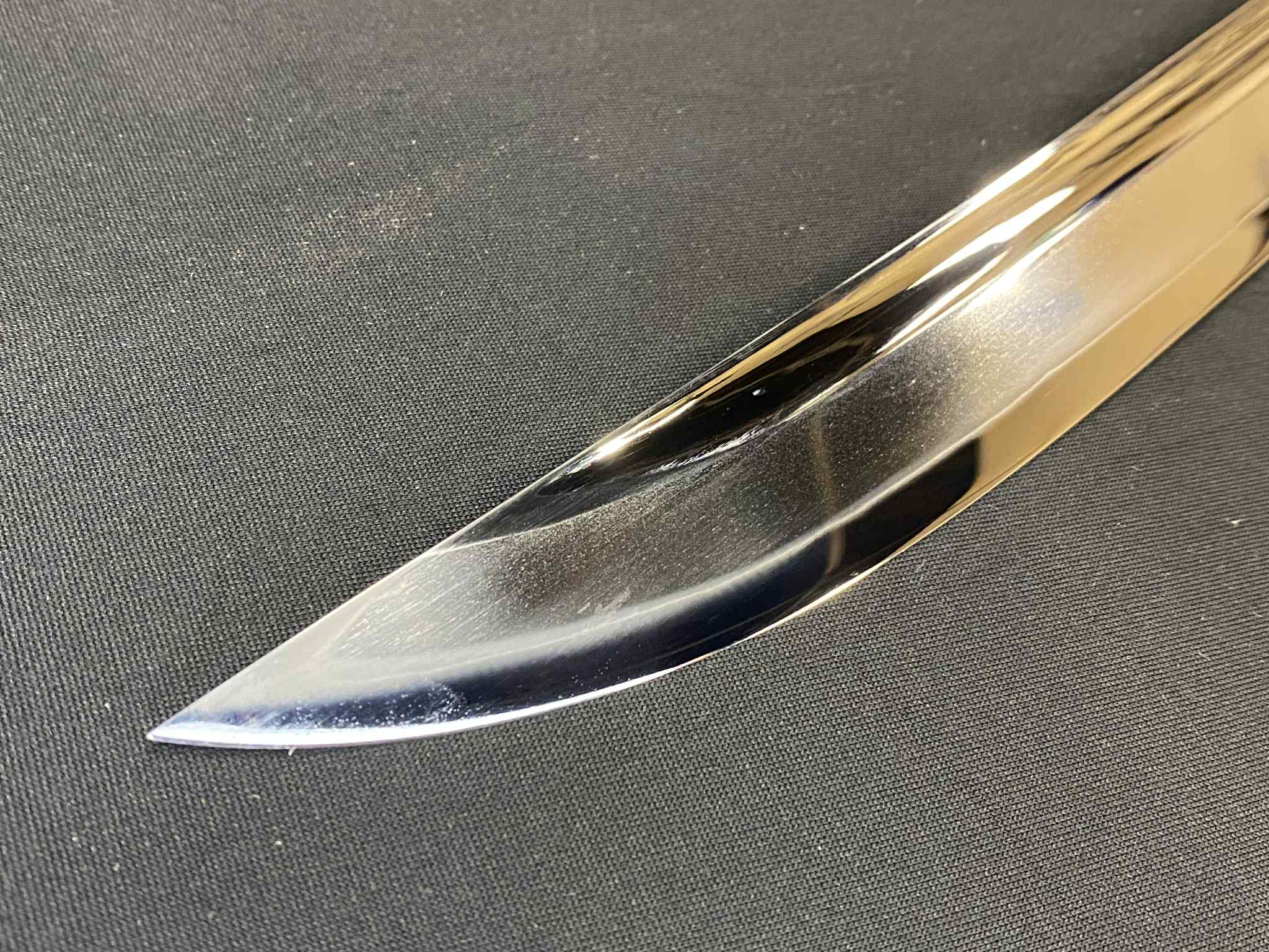 Legacy Steel Shobu Katana - Autumn Iris - 1095 clay temper, pearskin polish