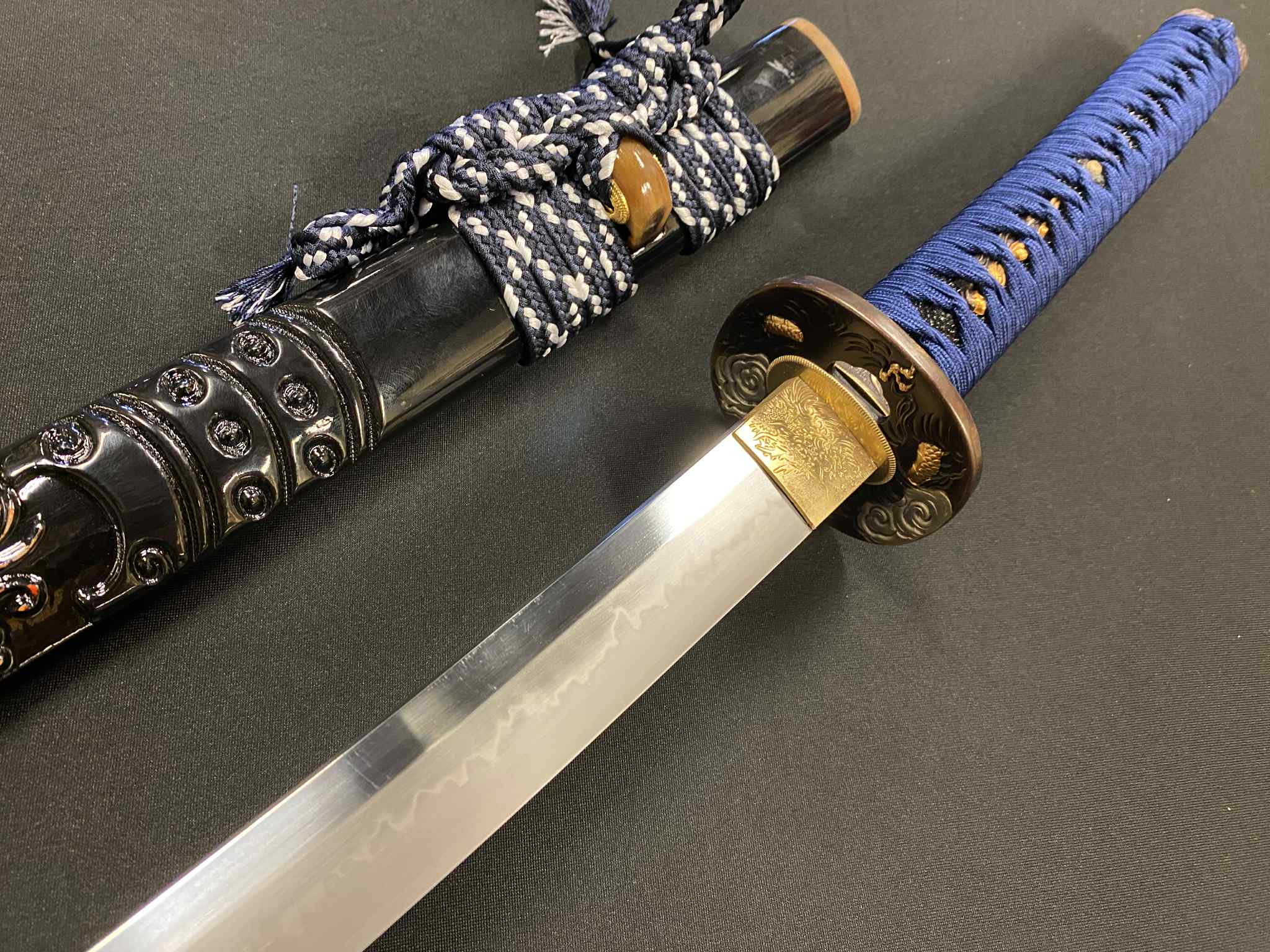 Phoenix Armory Katana - Blue Cloud Dragon T10