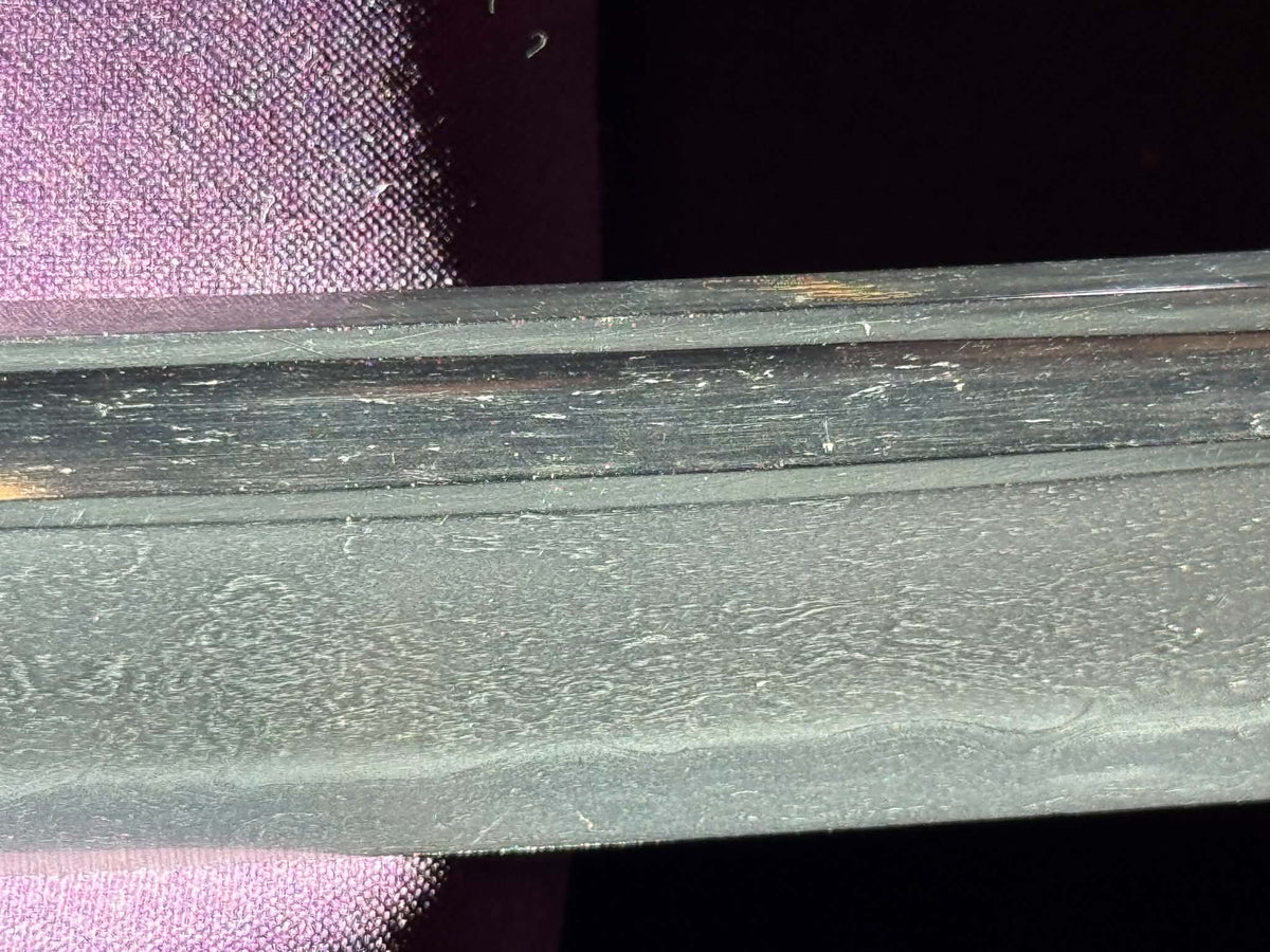 Antique Nihonto - Early Nanbokucho (about 700 years old) Wakizashi in Shirasaya, Tanobe Sayagaki attributed to Shikkake