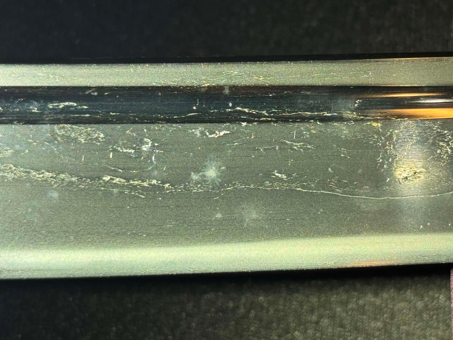 Antique Nihonto - Muromachi Period (500 years old) Wakizashi in Shirasaya - signed Soshu Ju Hiromasa