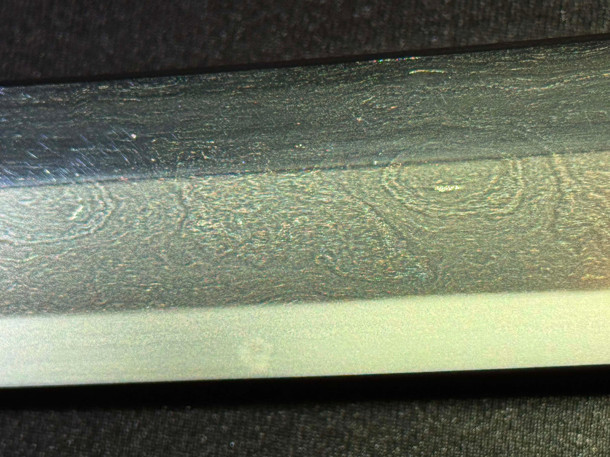 Antique Nihonto - Late Edo GIANT Katana with Koshirae, Signed Koshu Yori Katsuyamajo Minami Hisatsugu Saku Kore, Dated Tenpo 13 (1842) February, NBTHK Certified