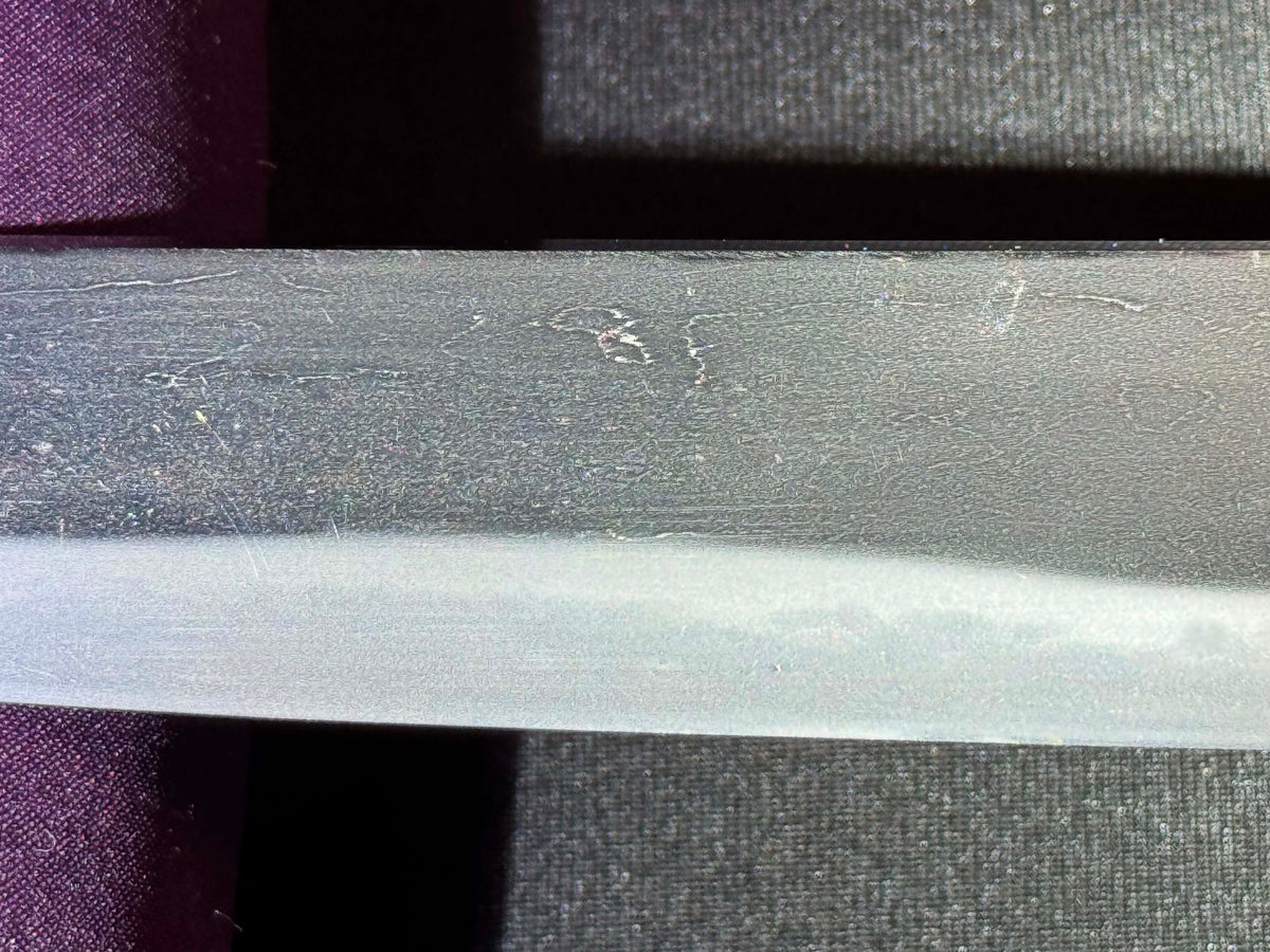 Antique Nihonto - THICK WIDE Tanto in Shirasaya, signed Bizen Osafune Sukesada Saku (unverified)