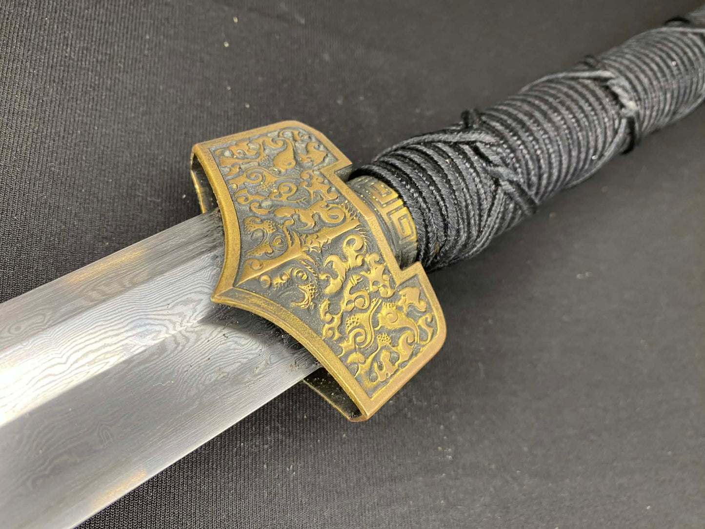 Phoenix Armory Han Jian - Warring States - Eight-faced Jian Brass fittings