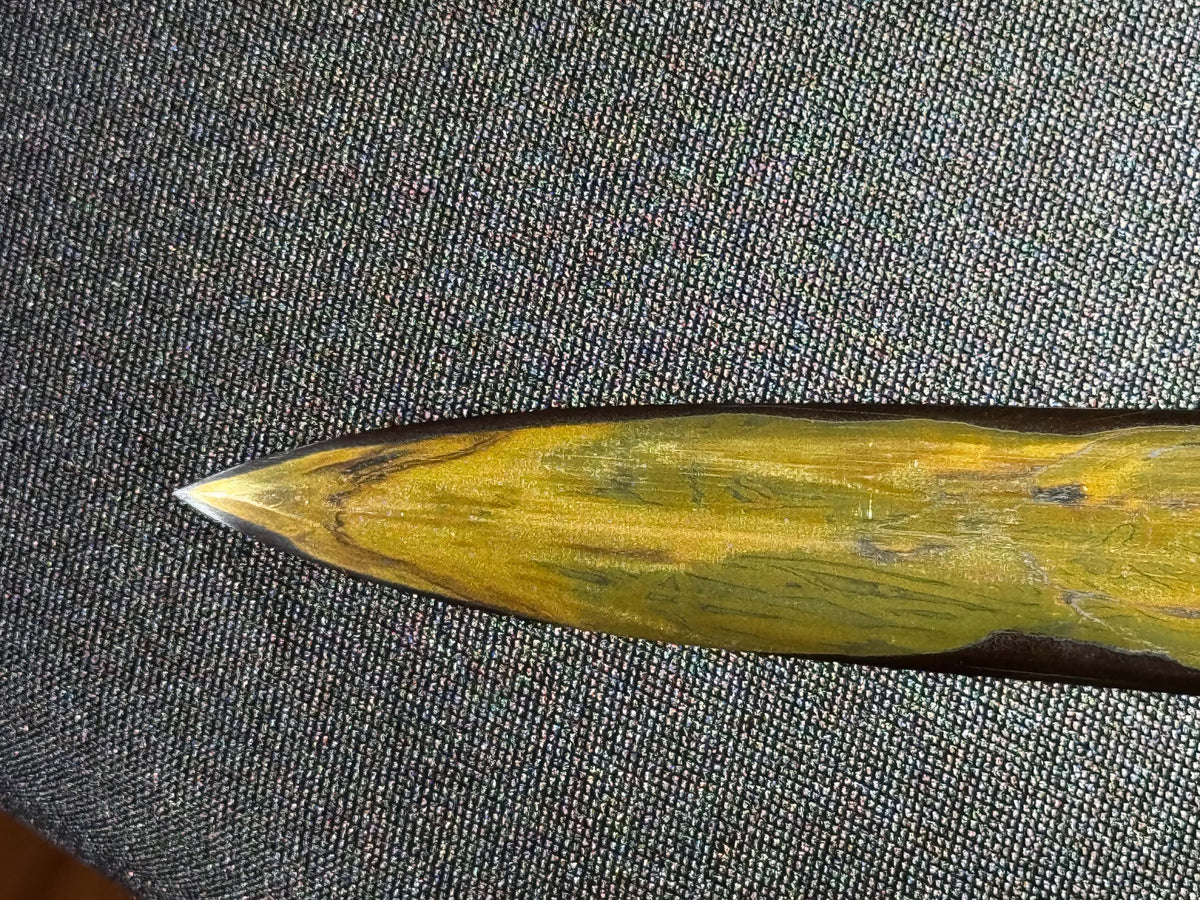 Cloudhammer Han Jian - Sokka 's Space Sword - Pattern Welded Meteorite Steel