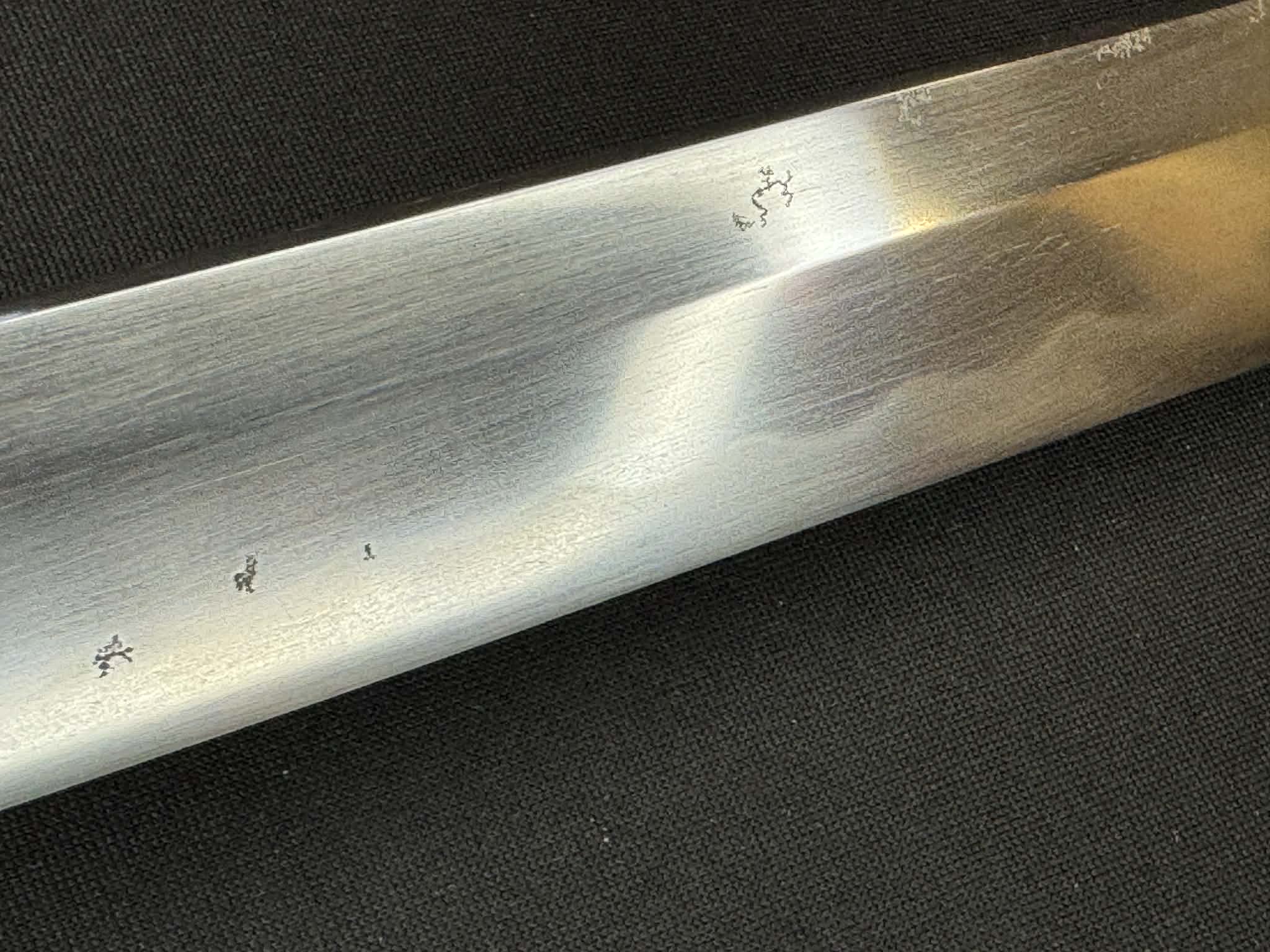 Nihonto - Showato Katana in Tachi Koshirae, Signed Seki Kanemune Saku