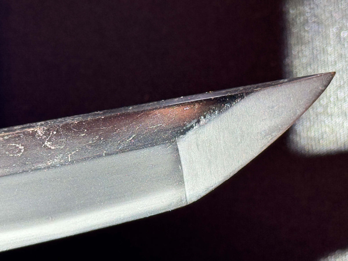 Antique Nihonto - Late Muromachi (500 years old) Katana in Shirasaya, Partial Signature and Dated, NTHK Attributed to Den Bizen Osafune Kiyomitsu