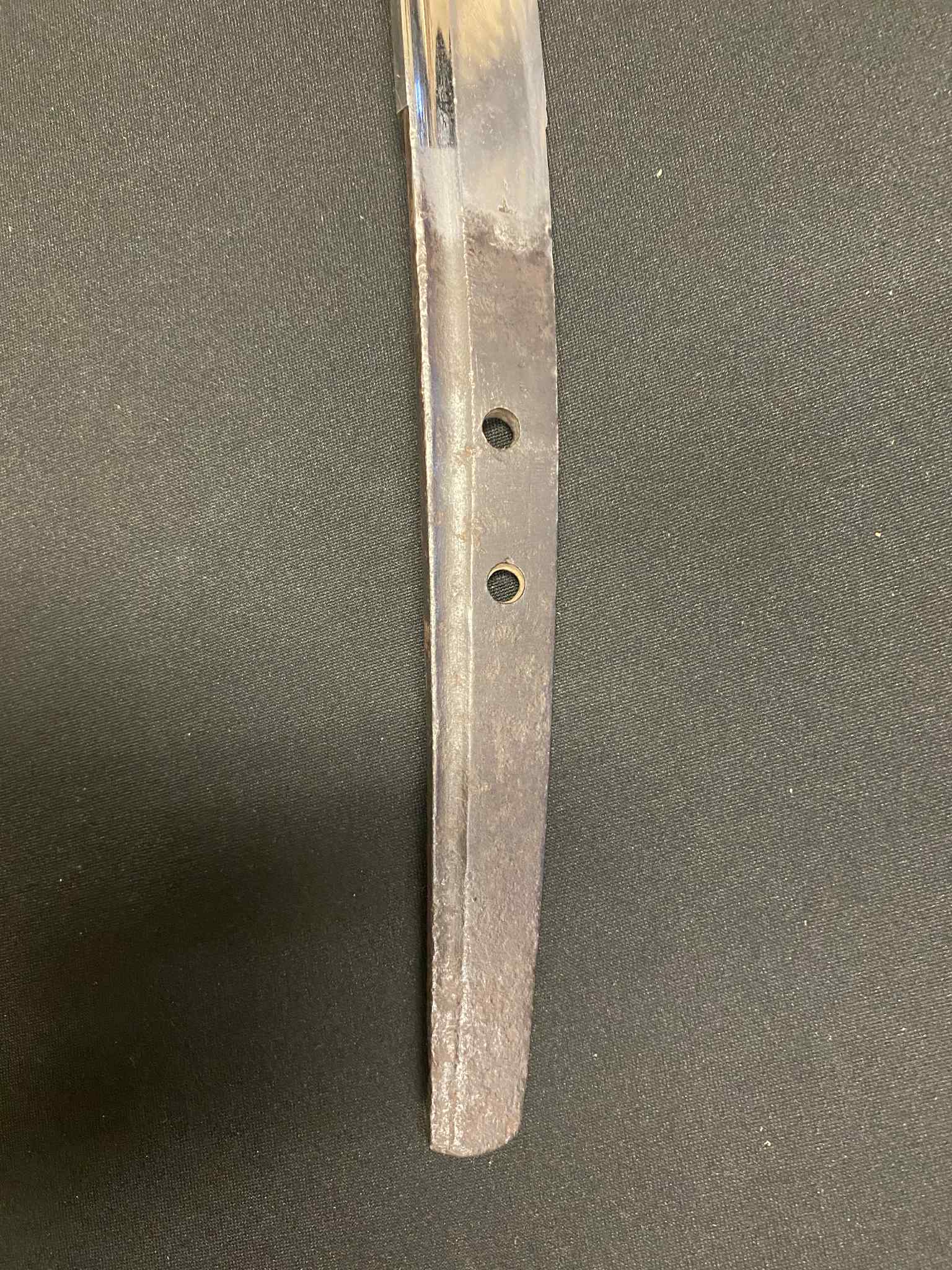 Antique Nihonto - Tachi in Shirasaya with Katana Koshirae, Nanbokucho Period to Oei (650+ years old) - Unsigned, NBTHK Tokubetsu Hozon Attributed to Mihara Masanobu
