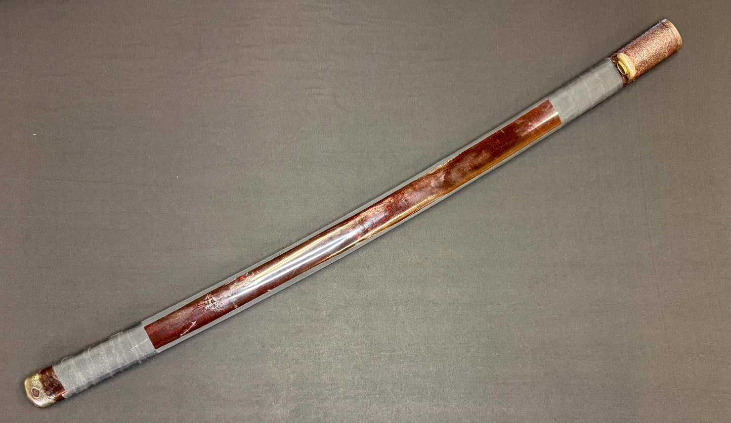 Antique Nihonto - Early Edo (300-350 years old) Katana in Koshirae, signed Yokoyama Ueno Daijo Fujiwara Sukesada (not verified)