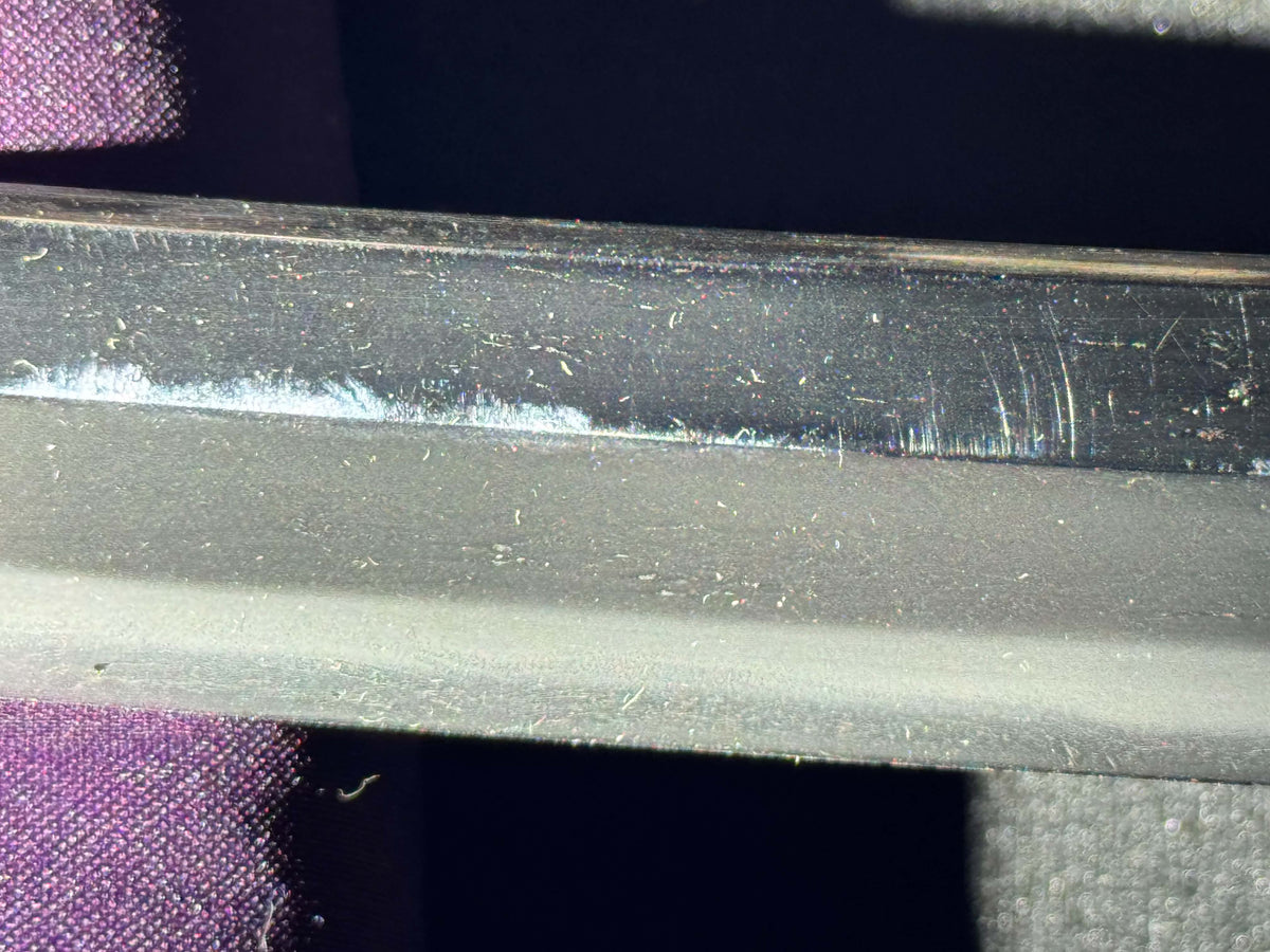 Antique Nihonto - Late Muromachi (500 years old) Katana in Shirasaya, Partial Signature and Dated, NTHK Attributed to Den Bizen Osafune Kiyomitsu