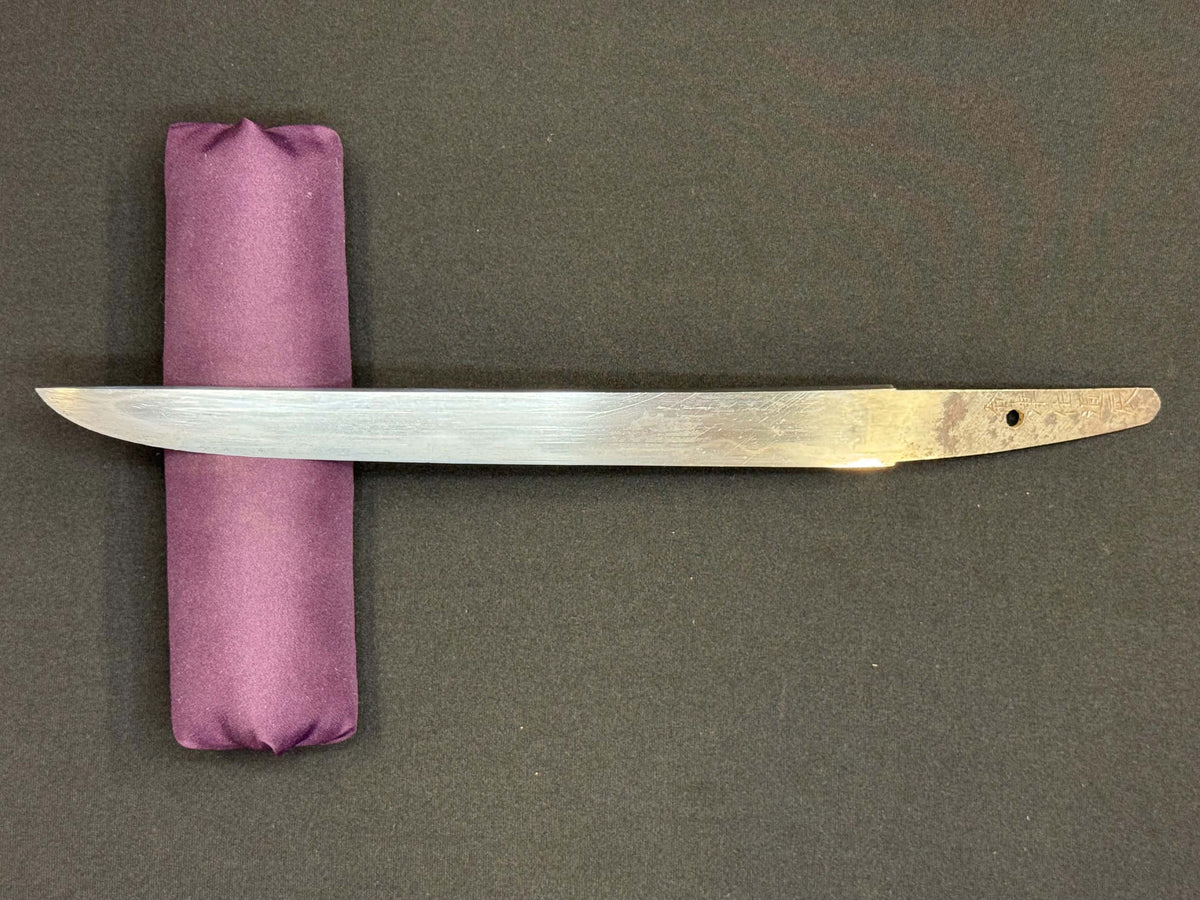 Antique Nihonto - Tanto in Koshirae, Signed Aizu Ju Michitoki, dated August  Genji 1 (1864)
