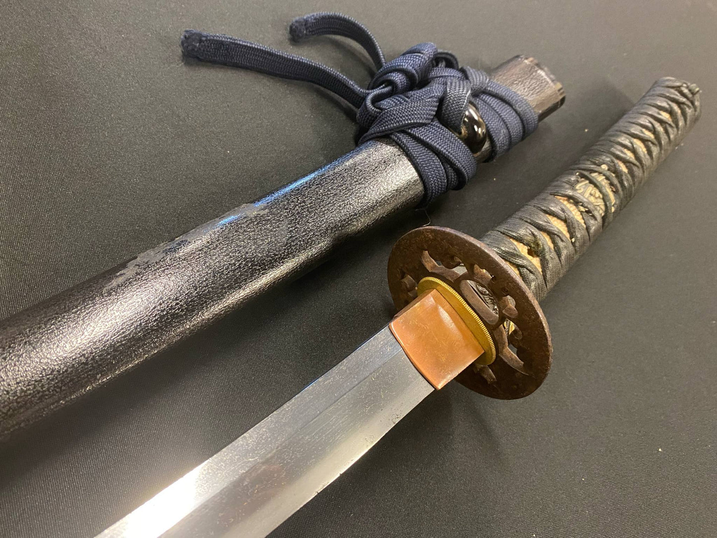 POSSIBLY BATTLE DAMAGED Antique Nihonto -  Katana in Koshirae, Late Muromachi (400-500 years old) - NBTHK Hozon Attributed to Mino Senjuin