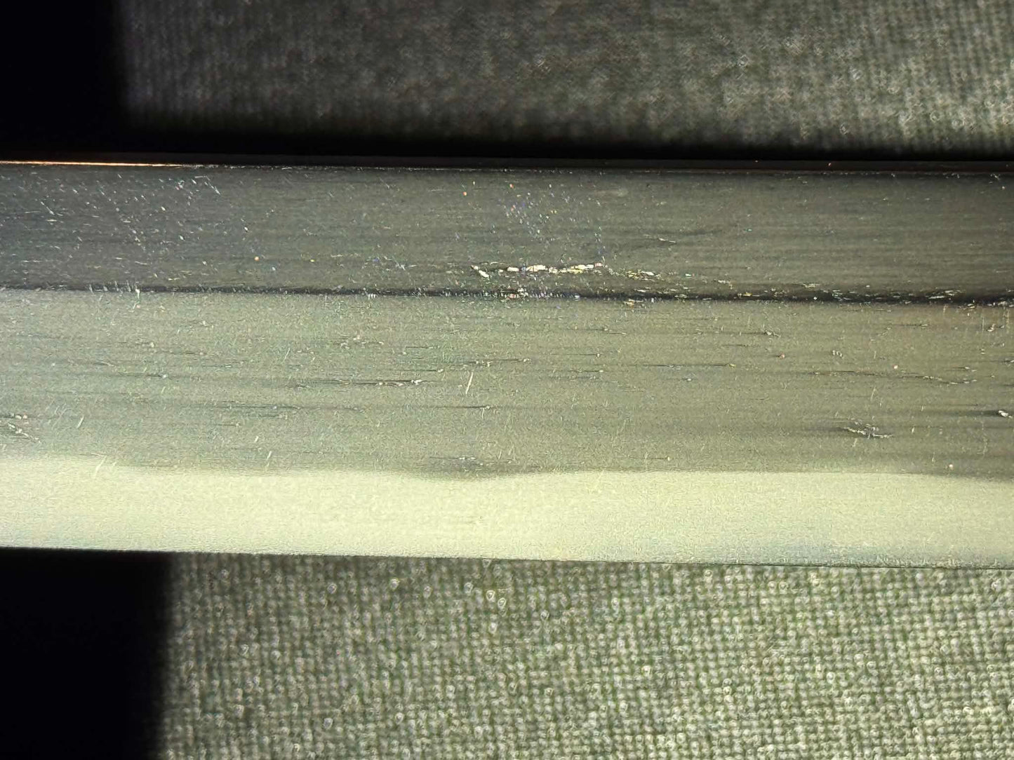 Antique Nihonto - POSSIBLE BATTLE DAMAGE Katana with Tachi Koshirae, signed Tsuguie (not verified)