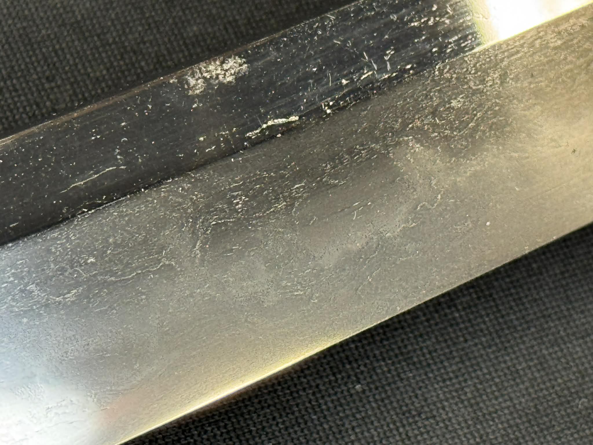 Antique Nihonto - Naginata Naoshi Wakizashi in Shirasaya - NBTHK Attributed to Osafune Sukesada