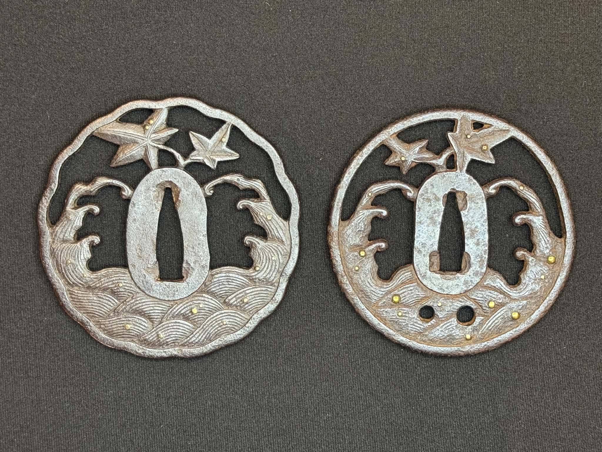 Antique Nihonto - Daishou with Koshirae. Wakizashi Signed Omi No Kuni Fujiwara Norihiro, Katana signed Bitchu no Kami Tachibana Yasuhiro, NBTHK certified