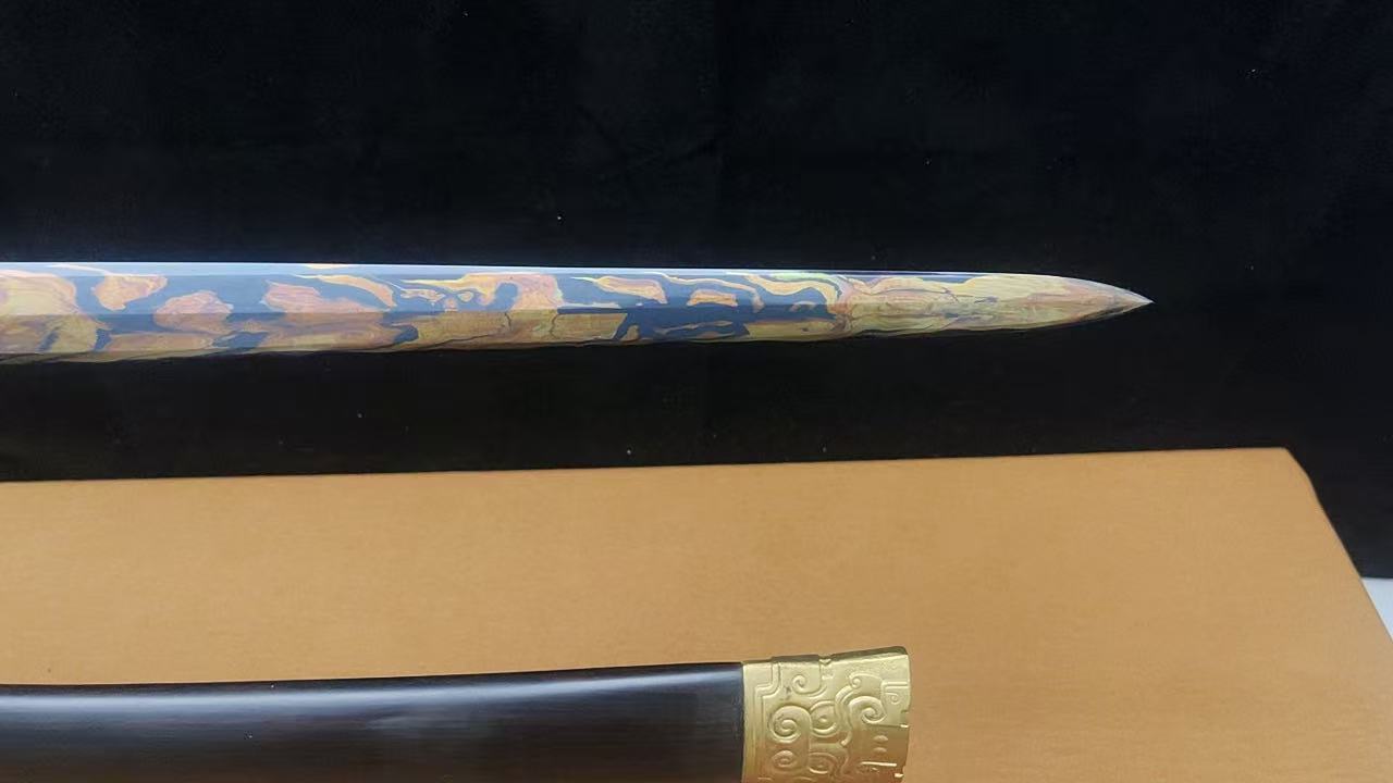 PRE-ORDER Cloudhammer Han Jian - Sokka 's Space Sword - Pattern Welded Meteorite Steel