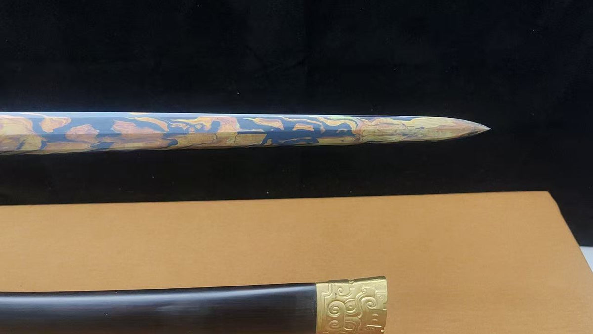 PRE-ORDER Cloudhammer Han Jian - Sokka 's Space Sword - Pattern Welded Meteorite Steel