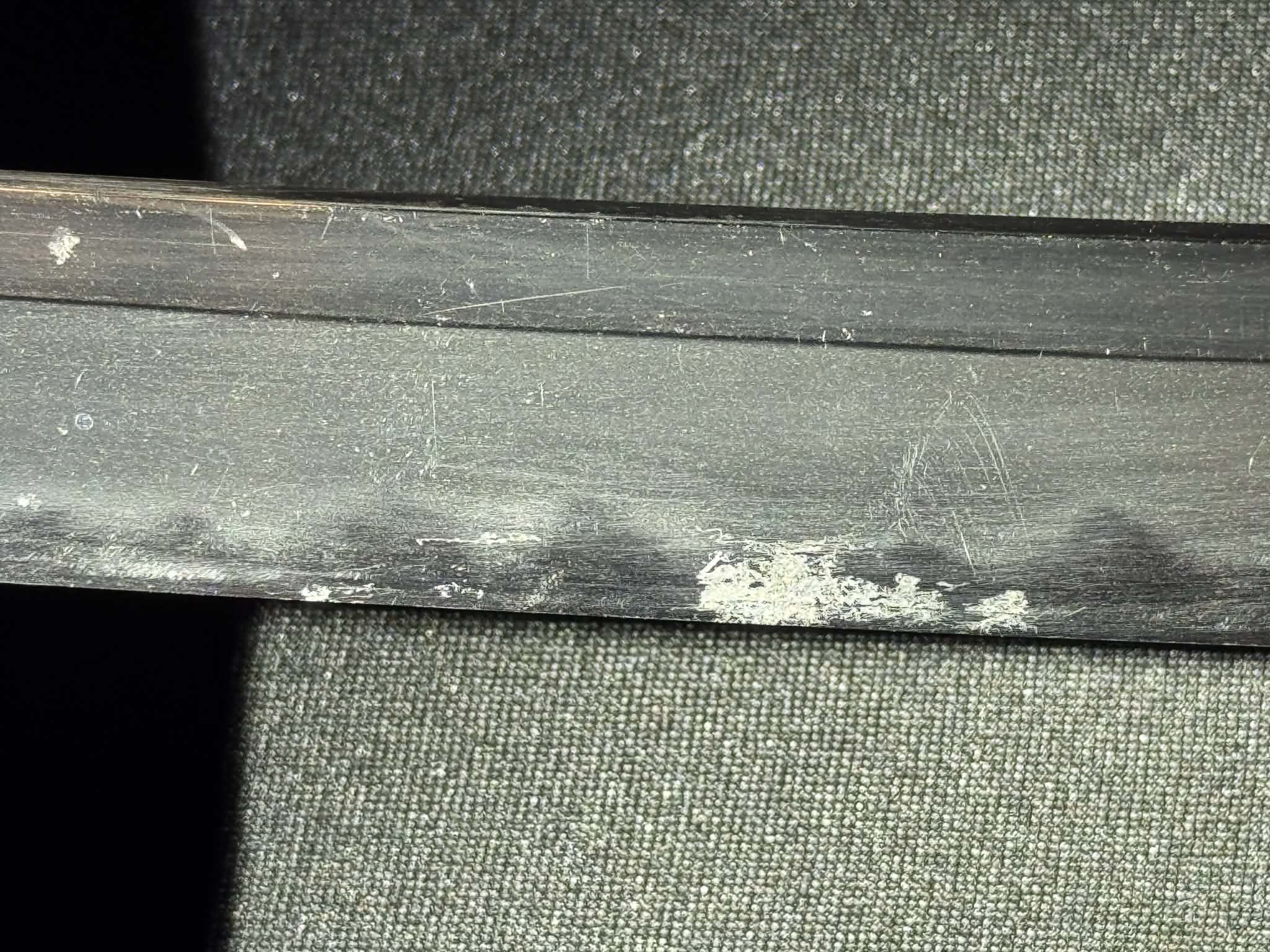 Antique Nihonto - Katana in Tachi Koshirae, signed Shinano no Kami Kunihiro Saku (unverified)