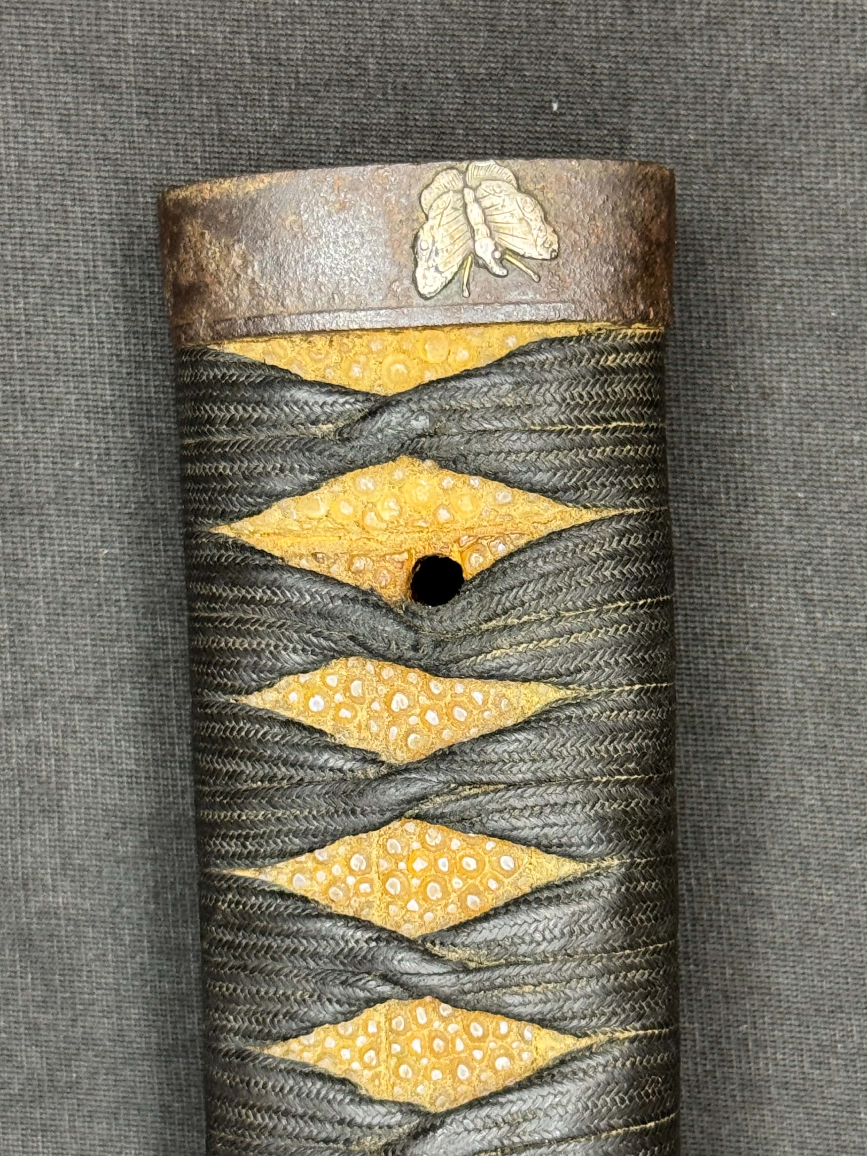 Antique Nihonto - Long Wakizashi in Butterfly Koshirae