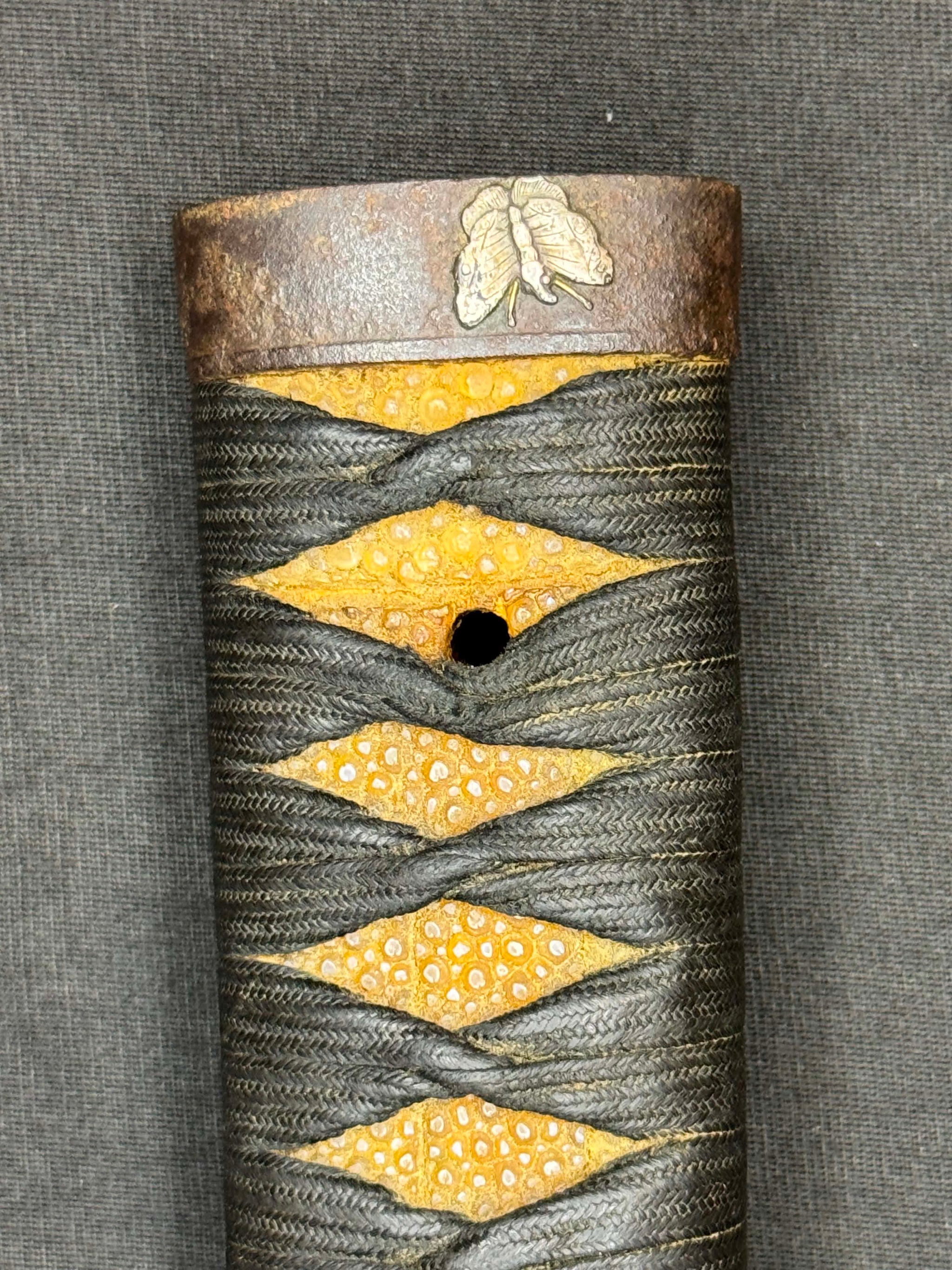 Antique Nihonto - Long Wakizashi in Butterfly Koshirae
