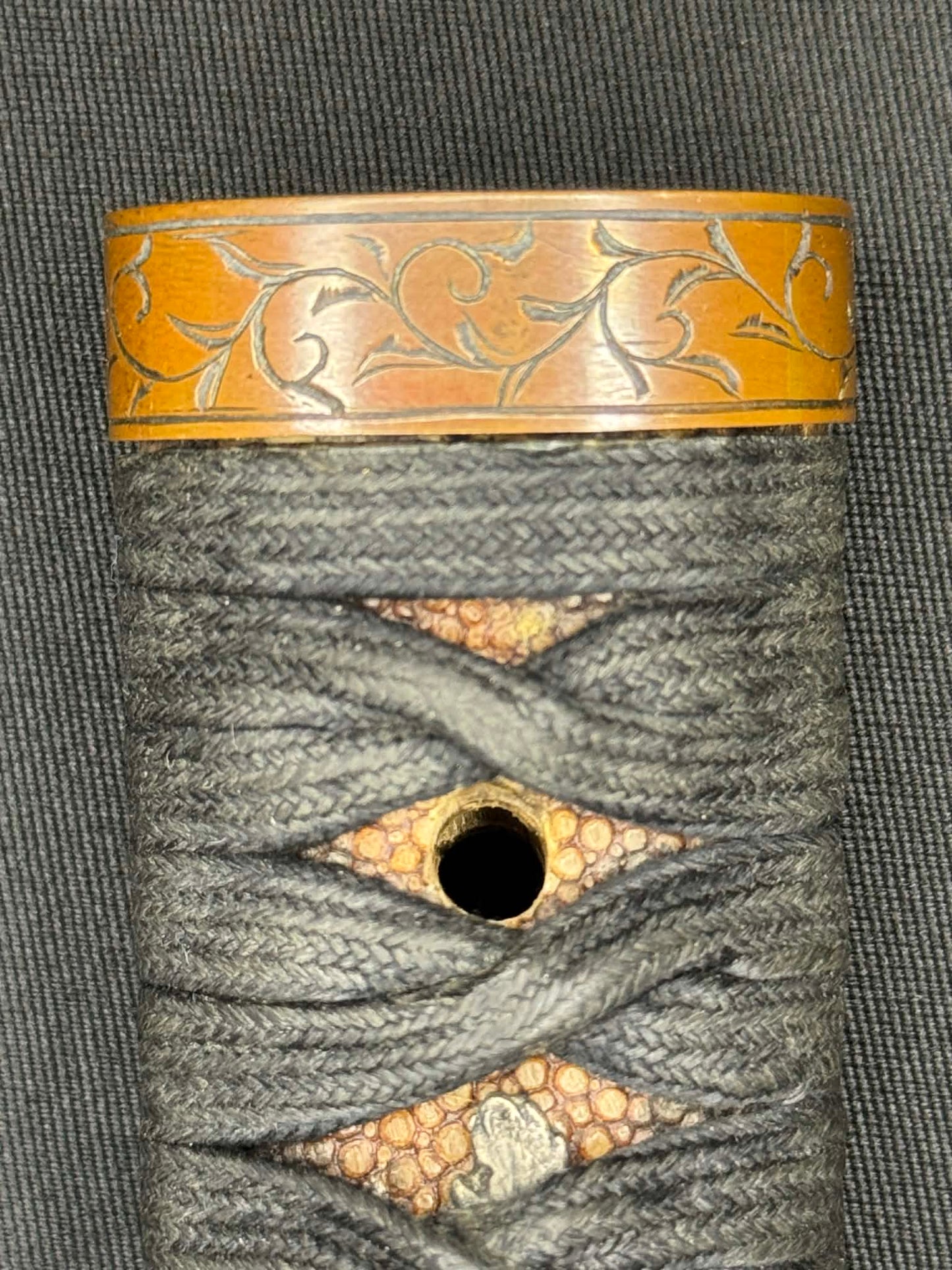 Antique Nihonto - Wakizashi in Koshirae, signed Kanetsun (unverified)