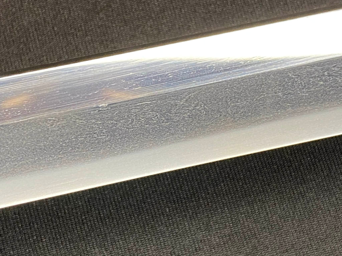 Antique Nihonto - Katana in Shirasaya - Early Edo (350-400 years old) - signed Fujiwara Kiyotsugu Saku (unverified)