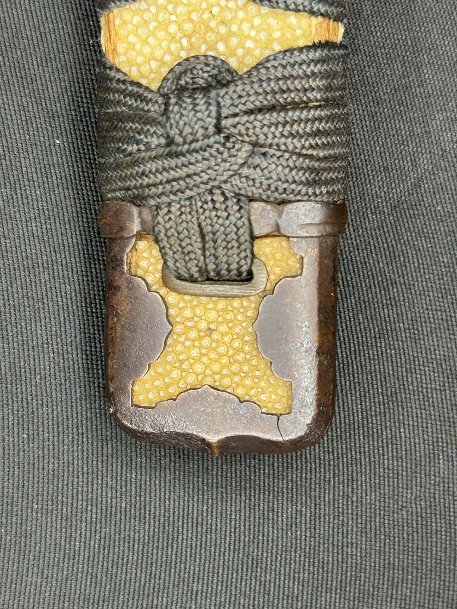 Antique Nihonto - Katana in Tachi Koshirae, signed Rai Kuni- (unverified)