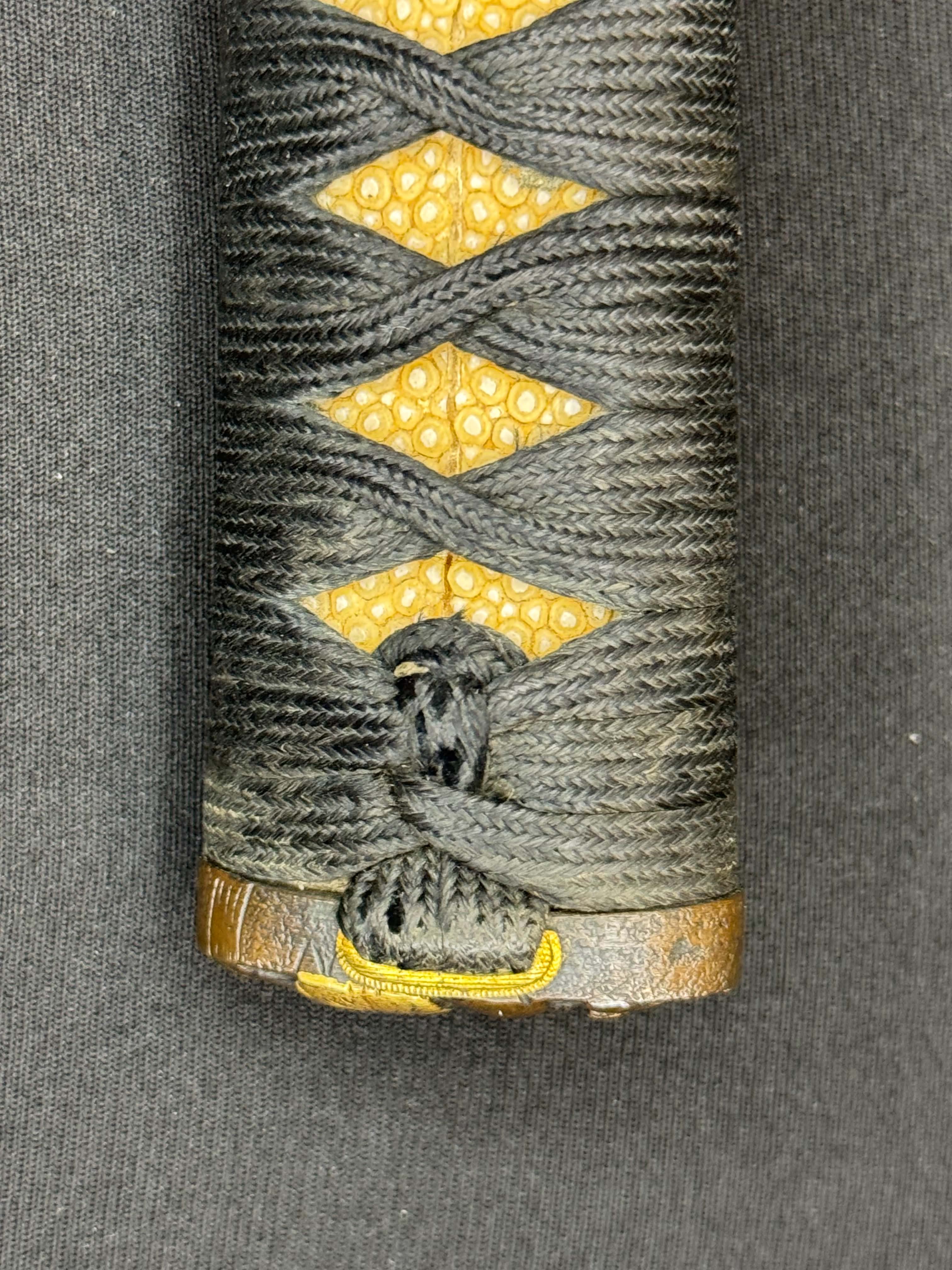 Antique Nihonto - LONG Late Edo Katana with Koshirae, NBTHK attributed to Banryusai Michitoshi