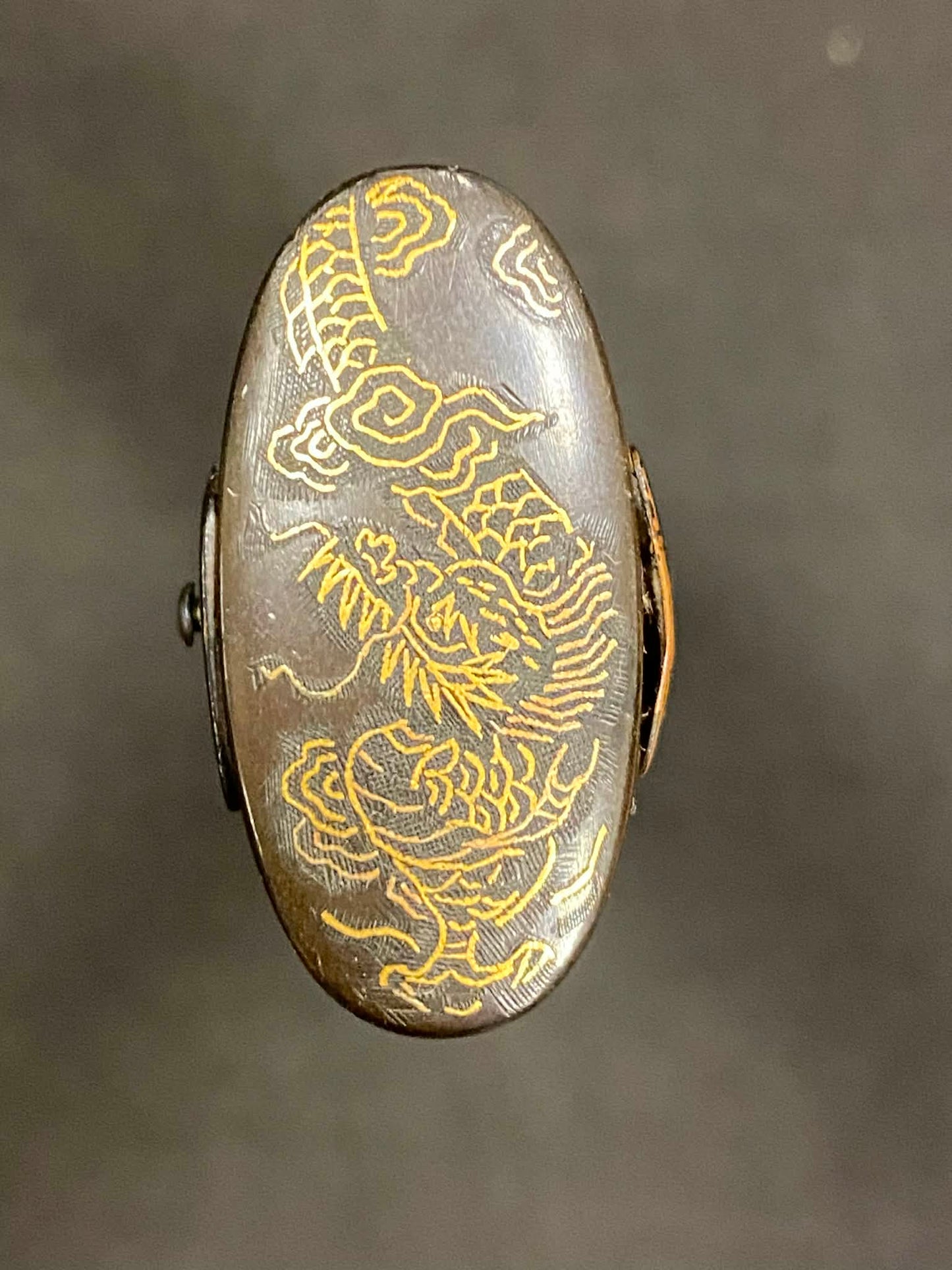 Antique Nihonto - Early Edo (350 years old) Kanmuri-Otoshi Wakizashi in Koshirae - NTHK attributed to Shimosa Daijo Kanemasa