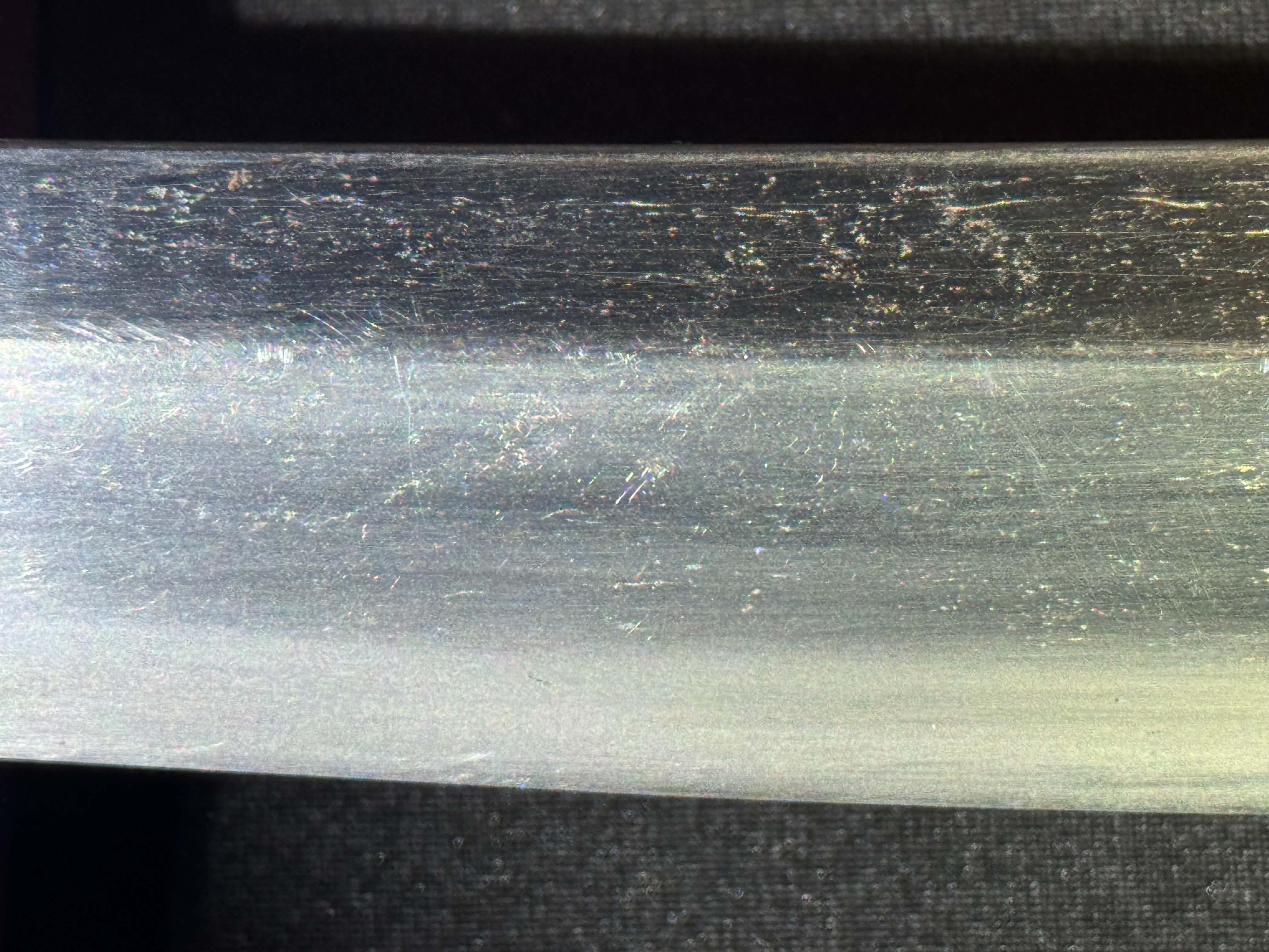 Antique Nihonto - WIDE Naginata Naoshi Wakizashi in Koshirae, signed Chikushu Ju Sa (unverified)