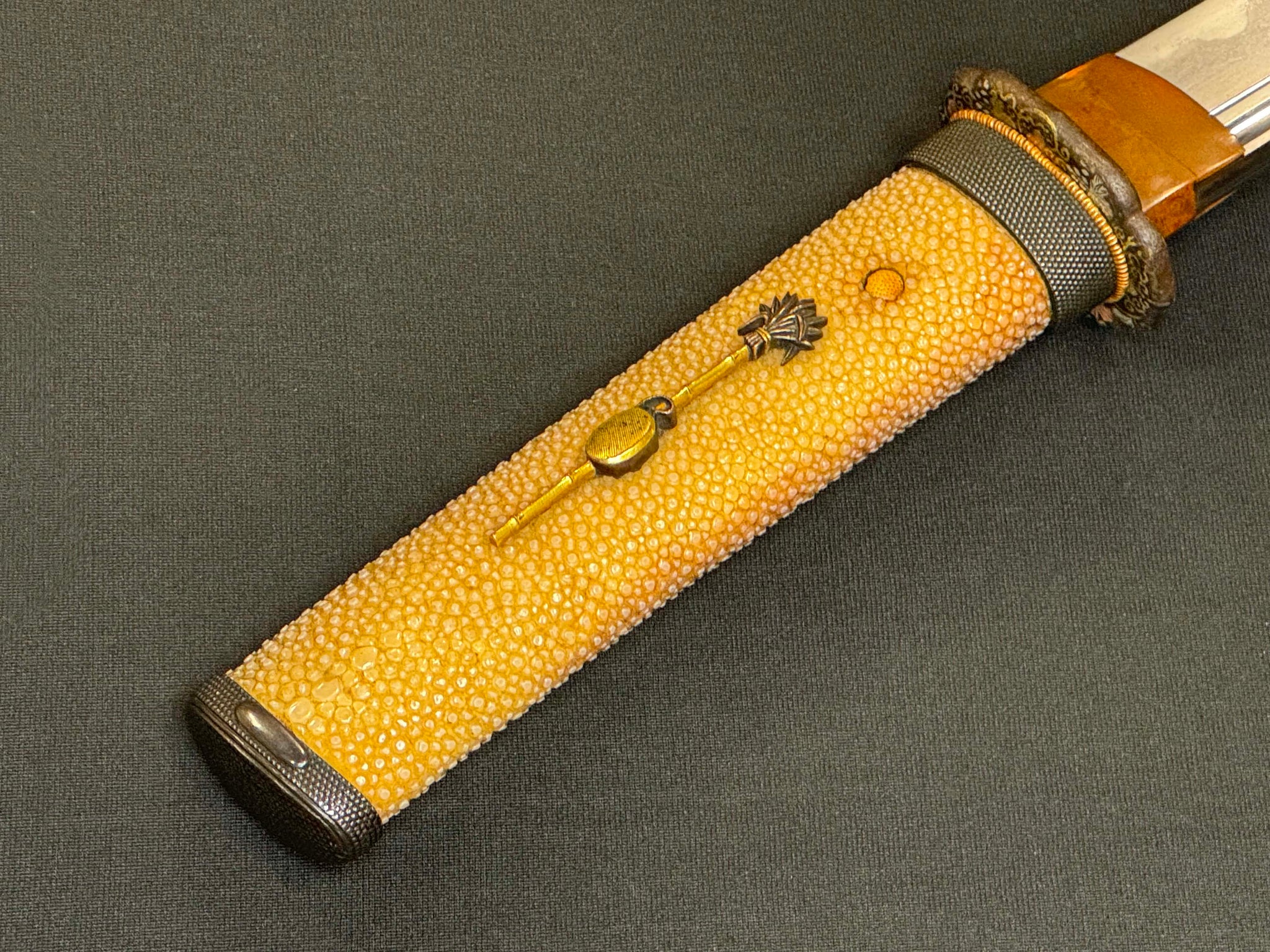 Antique Nihonto - Naginata Naoshi Wakizashi in Koshirae