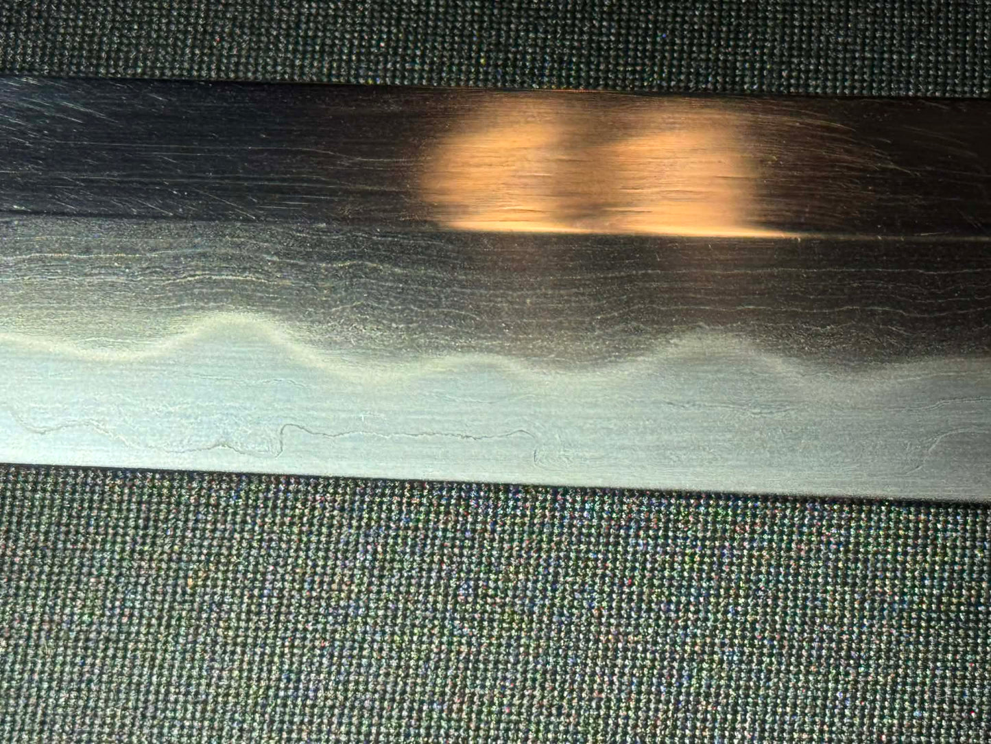 Thaitsuki Roiyaru Unokubi Katana, Sanmai Clay tempered