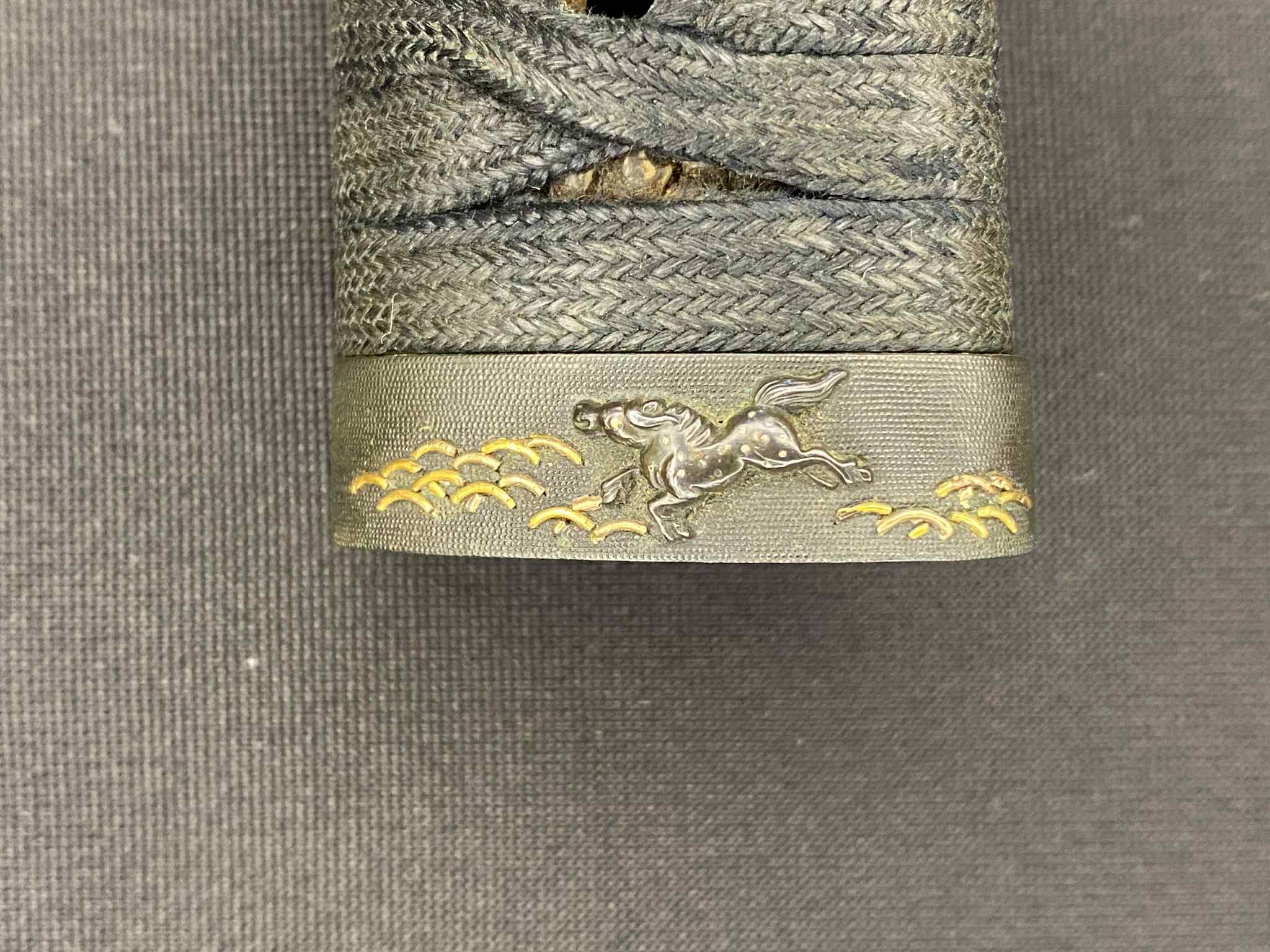 Antique Nihonto - Wakizashi in Horse-themed Koshirae- Late Muromachi Period (4-500 years old)