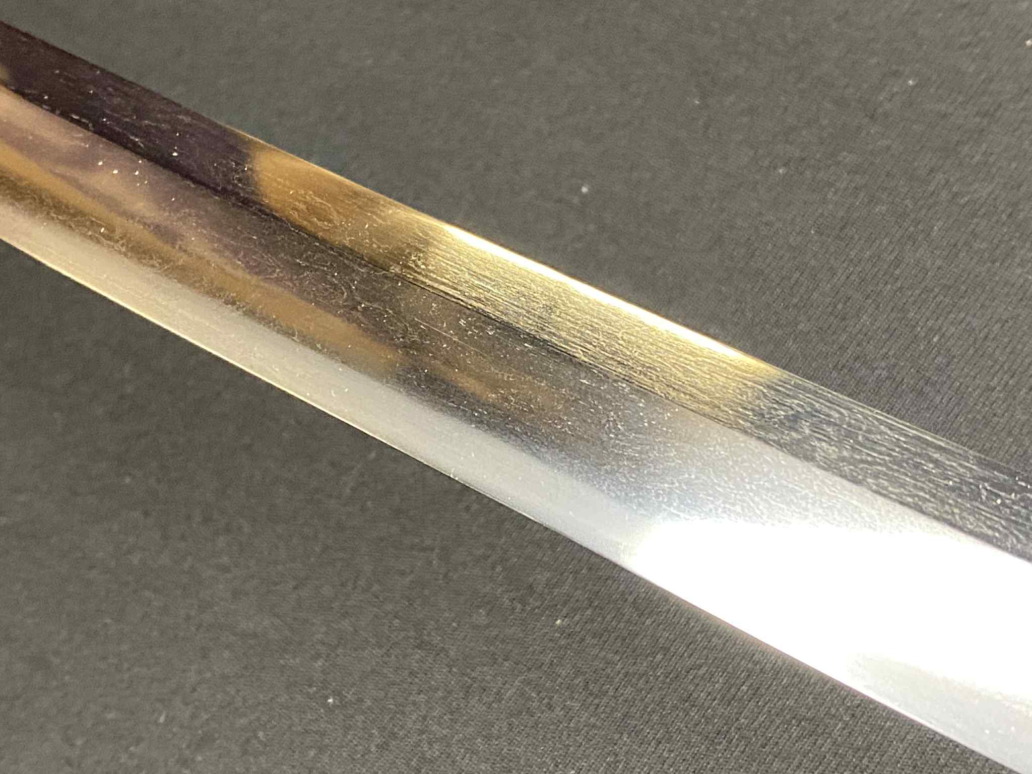 Antique Nihonto - Katana with Tachi Koshirae - Muramachi (5-600 years old) - NBTHK Attributed to Uda