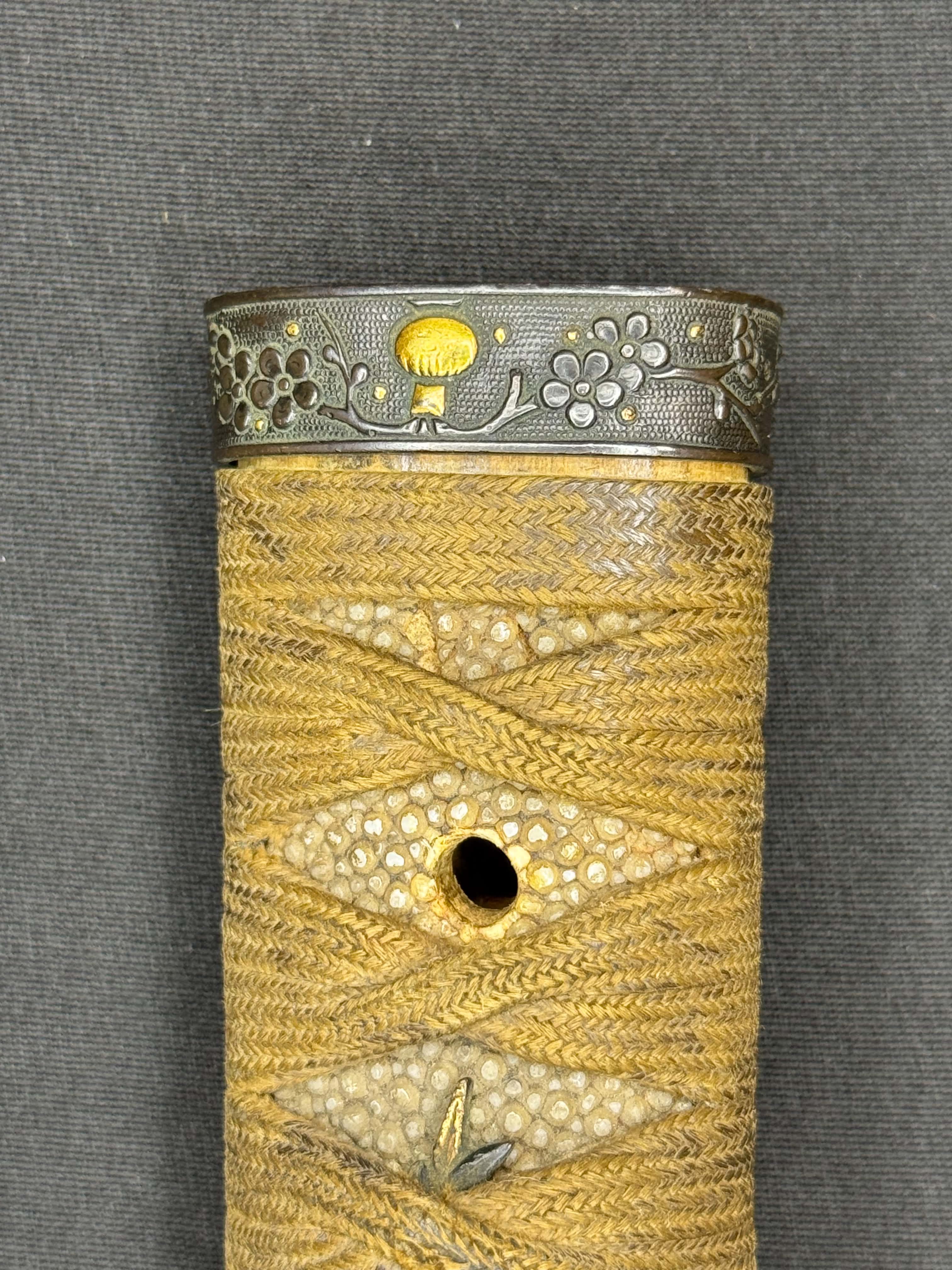 Antique Nihonto - Naginata Naoshi Wakizashi in Koshirae