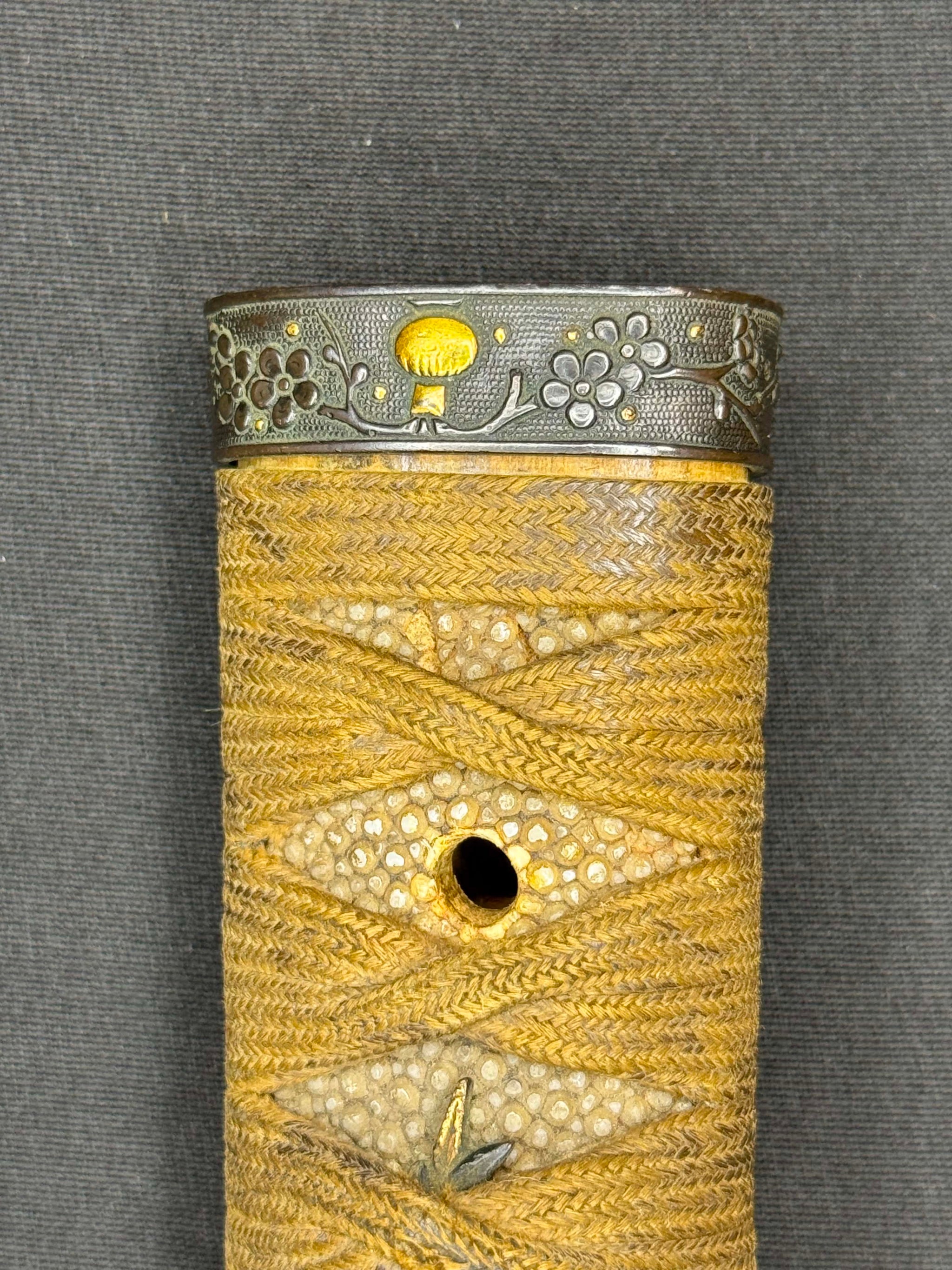 Antique Nihonto - Naginata Naoshi Wakizashi in Koshirae