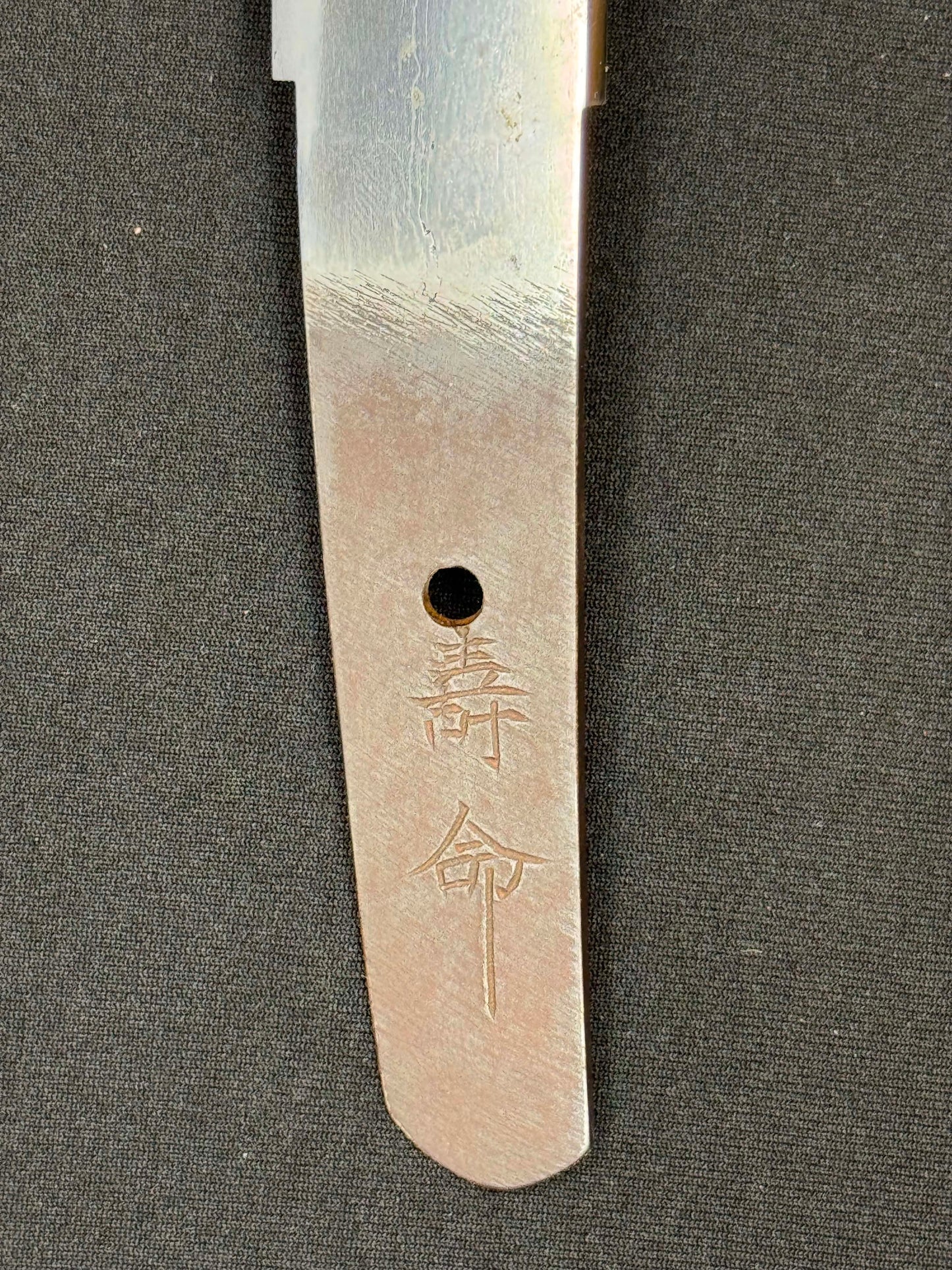 Antique Nihonto - Tanto with Koshirae, signed Jumyo, NBTHK certified