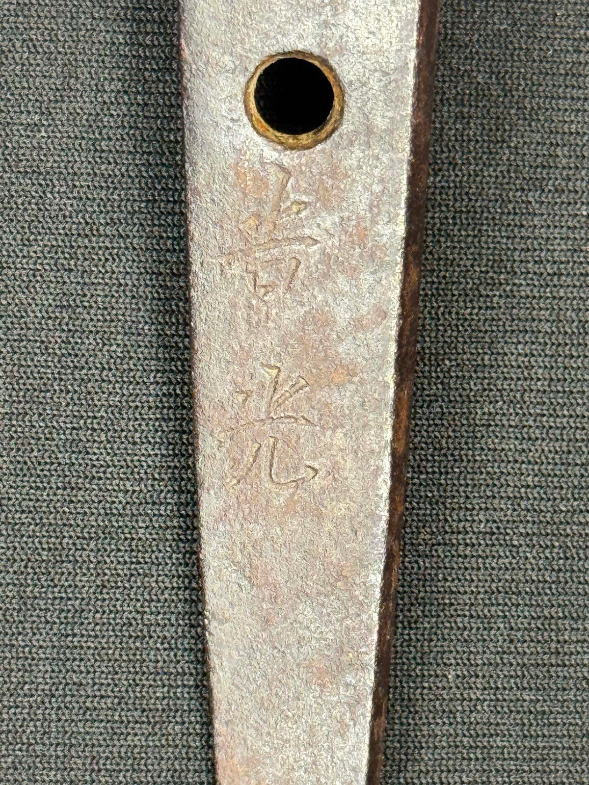 Antique Nihonto - Tanto in Shirasaya, signed Yoshimitsu (Tosa, Unverified)